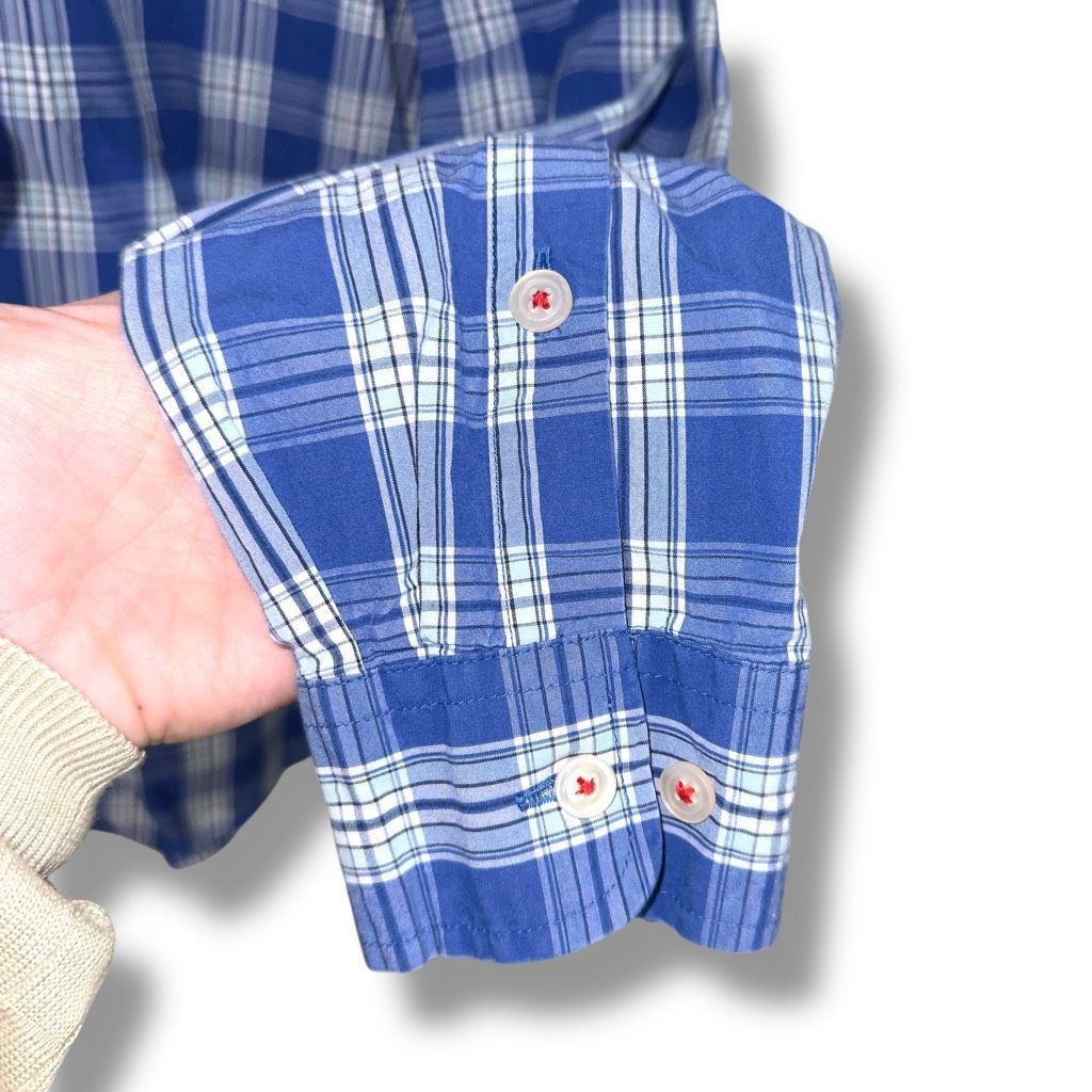 Orvis Orvis Heritage Wash Blue & White Active Fit Button Down Shir Size US L / EU 52-54 / 3 - 6 Thumbnail