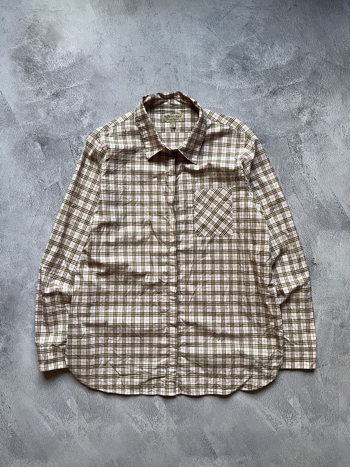 Burberry × Designer Burberry Nova Check Women’s Shirt Uk16 US14 Size XL / US 12-14 / IT 48-50 - 1 Thumbnail