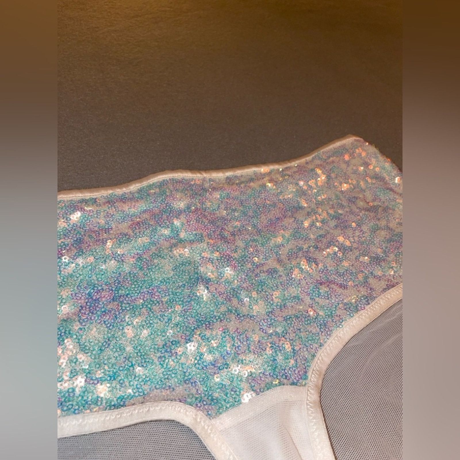 Victoria's Secret Victoria’s Secret Panty Sequin Sheer Iridescent Sparkle Size ONE SIZE - 8 Thumbnail