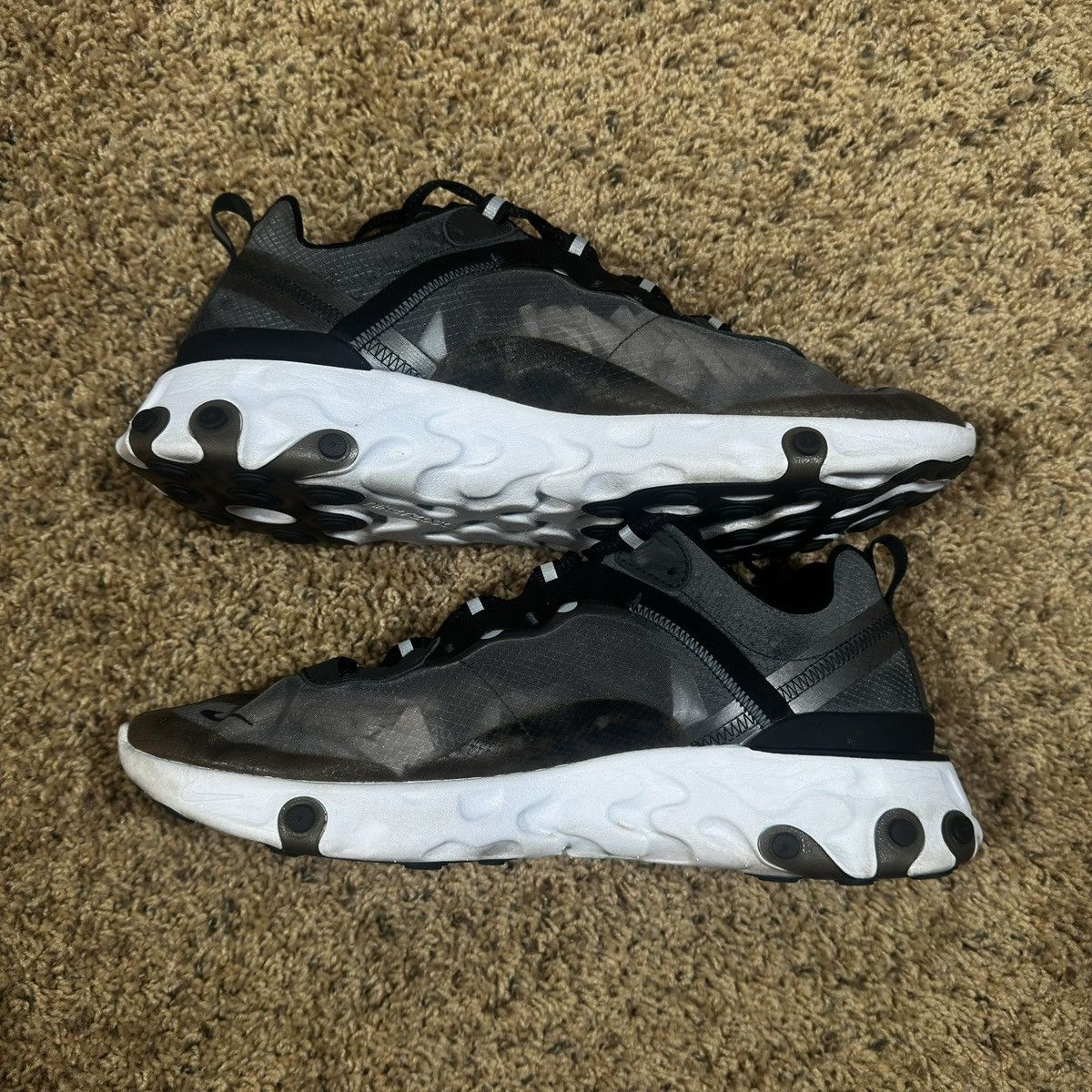 Nike Nike React Element 87 Anthracite Sneaker Mens Size 11.5 Size US 11.5 / EU 44-45 - 2 Thumbnail