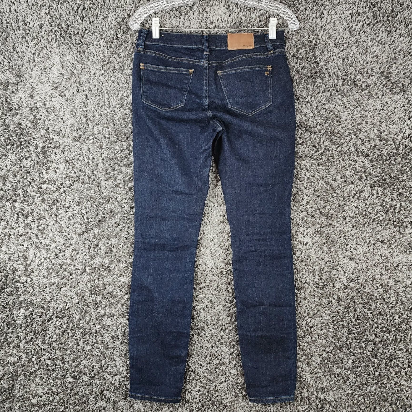 Madewell MADewell Womens Dark Wash Skinny Jeans Size 27 Blue Regular Size 27" / US 4 / IT 40 - 6 Thumbnail