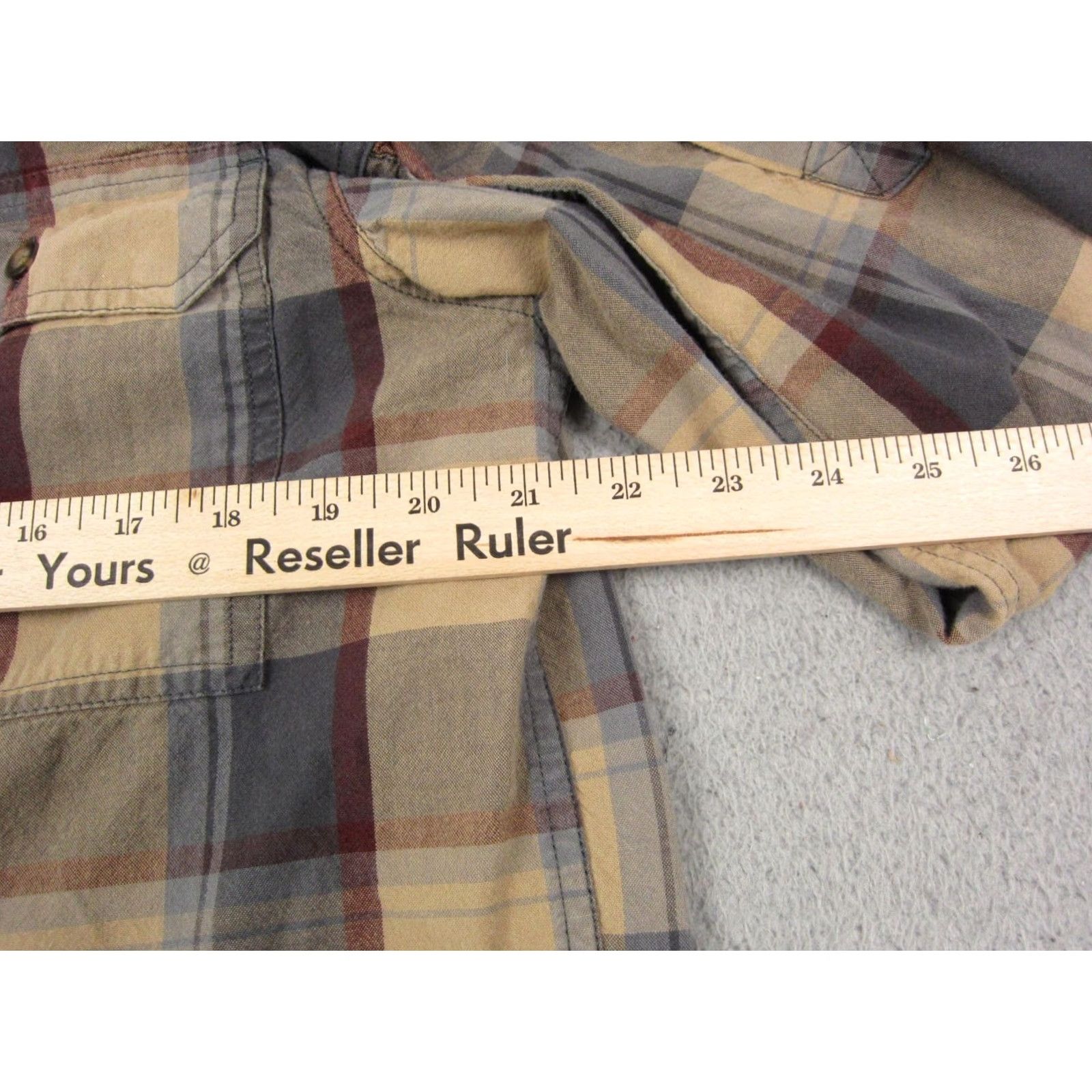 Carhartt Carhartt Shirt Mens M Brown Plaid Flannel Western 90s Button-Up Workwear Casual Shirt Mens Size US M / EU 48-50 / 2 - 6 Thumbnail