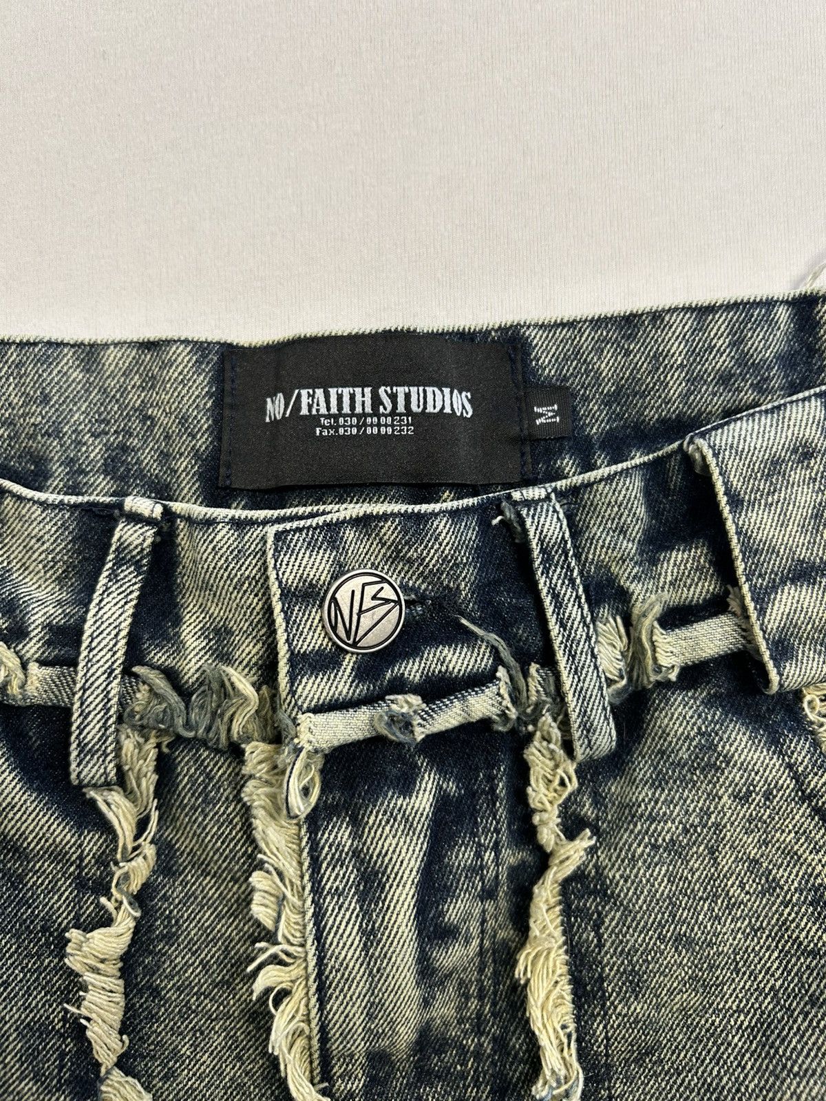 No Faith Studios 002 Flared Denim Size US 32 / EU 48 - 3 Thumbnail
