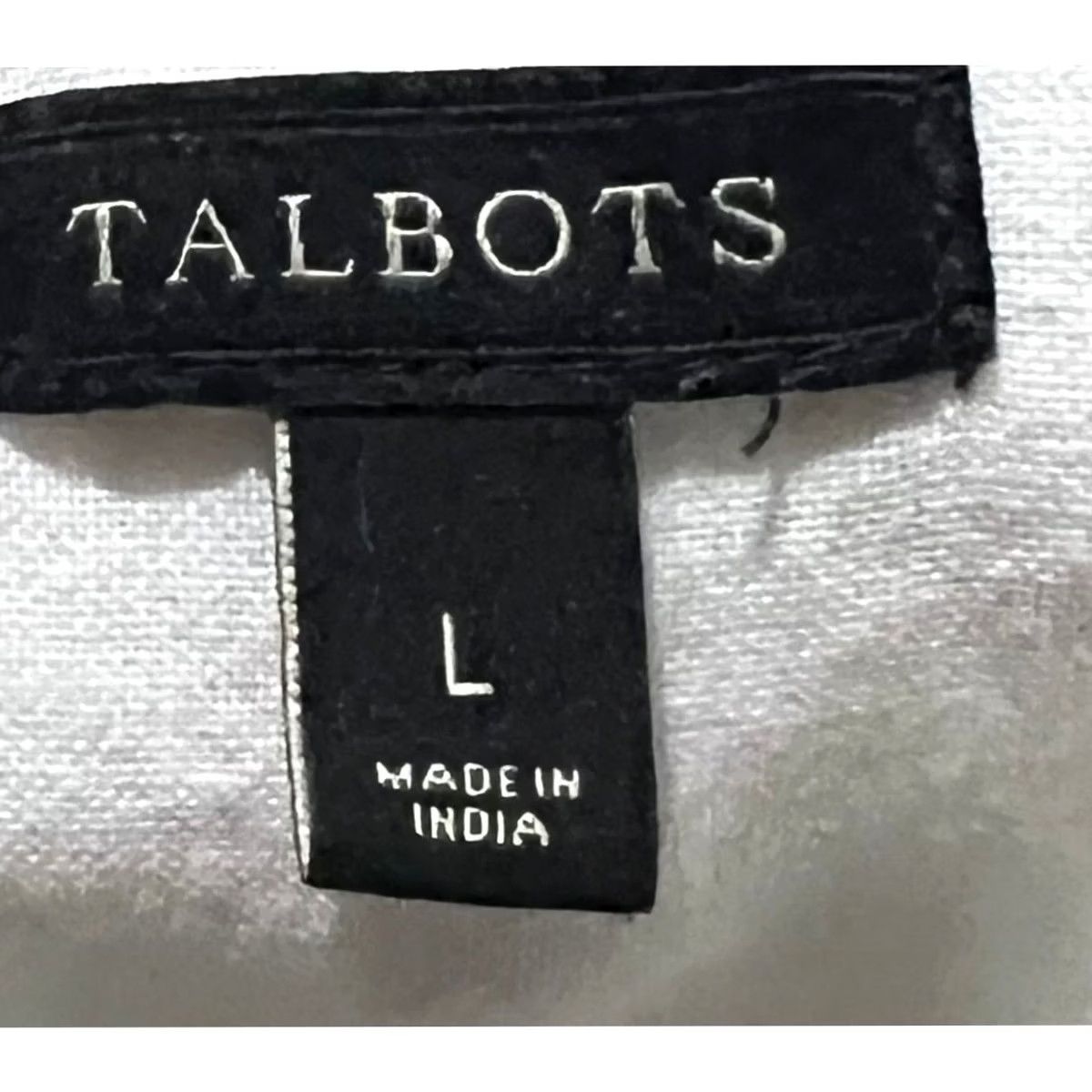 Talbots VINTAGE Talbots Women’s Linen Camp Shirt White Popover Pockets Long Sleeve European Sz L Size L / US 10 / IT 46 - 7 Thumbnail