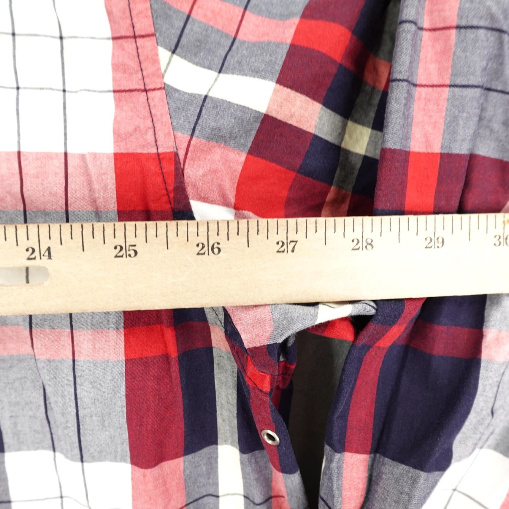 Ralph Lauren Lauren Ralph Lauren Women's Jacket Large Red Plaid Hooded Zip Snap Coat Casual Outdoor Size L / US 10 / IT 46 - 7 Thumbnail