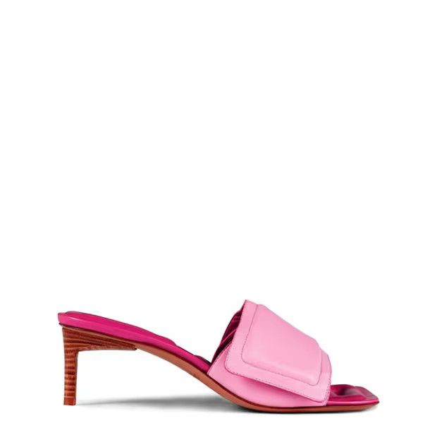 Jacquemus o1g2r1mq1024 Heeled Mules in Pink Size US 8 / IT 38 - 1 Thumbnail