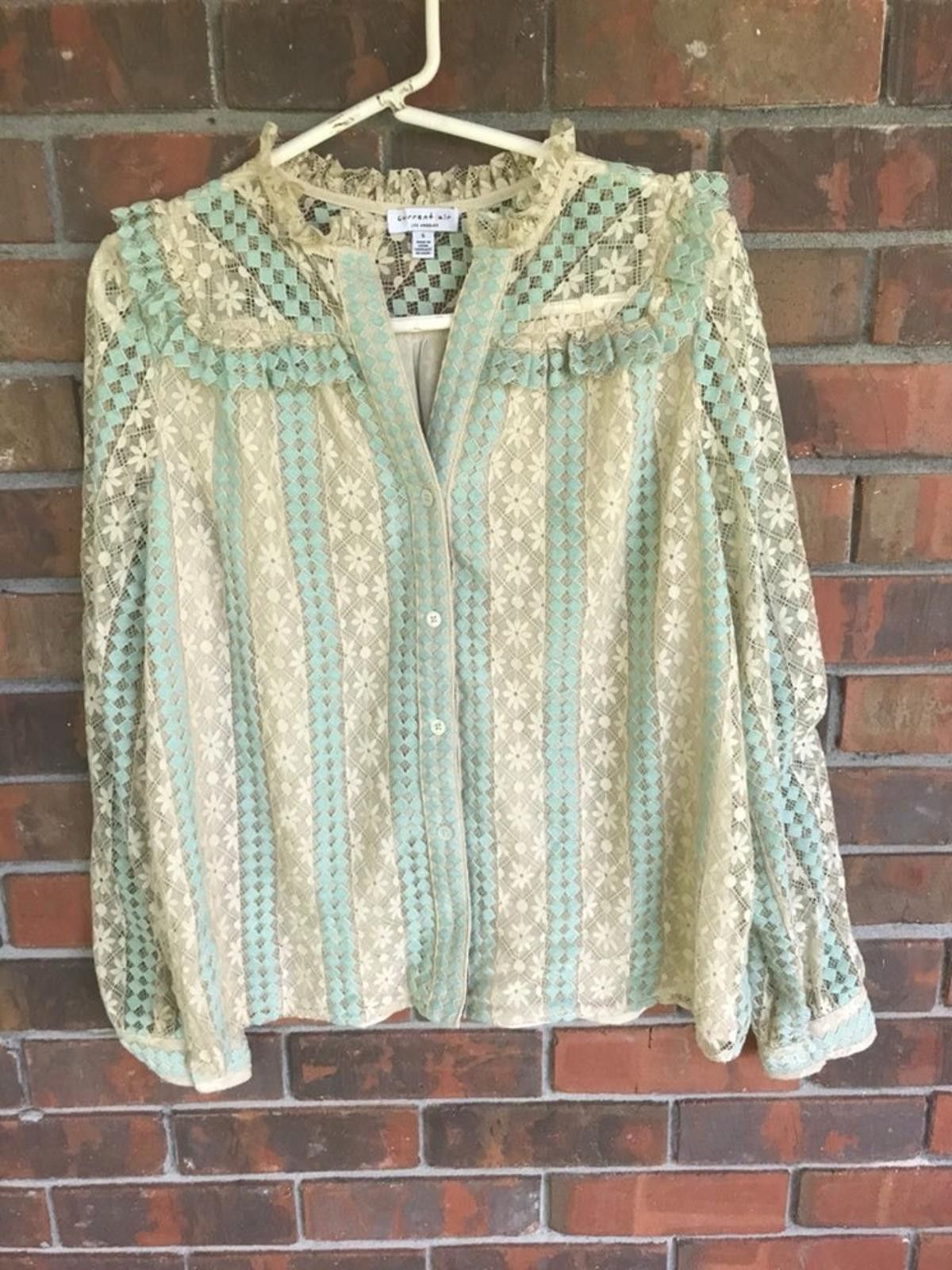 Current/Elliot anthropologie current air Los Angeles Blouse Size Small S Size S / US 4 / IT 40 - 1 Thumbnail