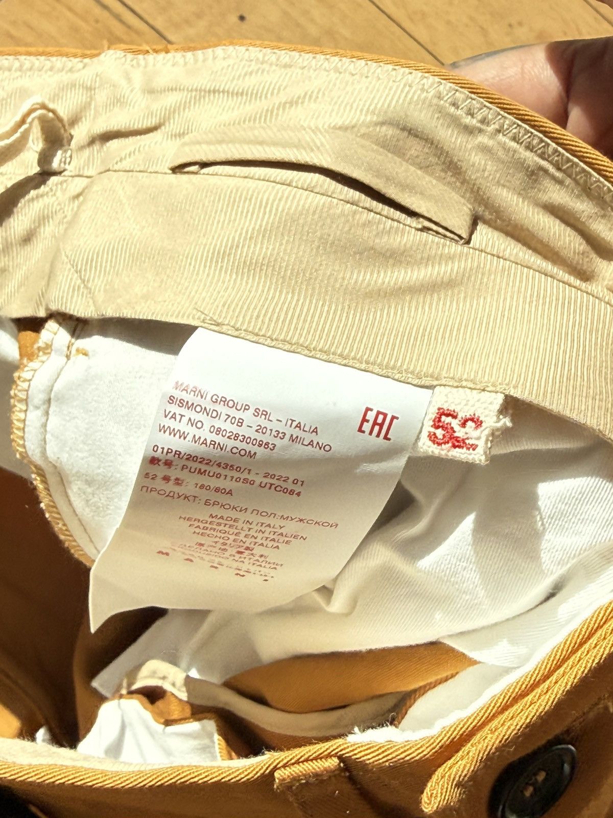 Marni Marni Caramel Straight Leg Trousers Size US 36 / EU 52 - 5 Thumbnail