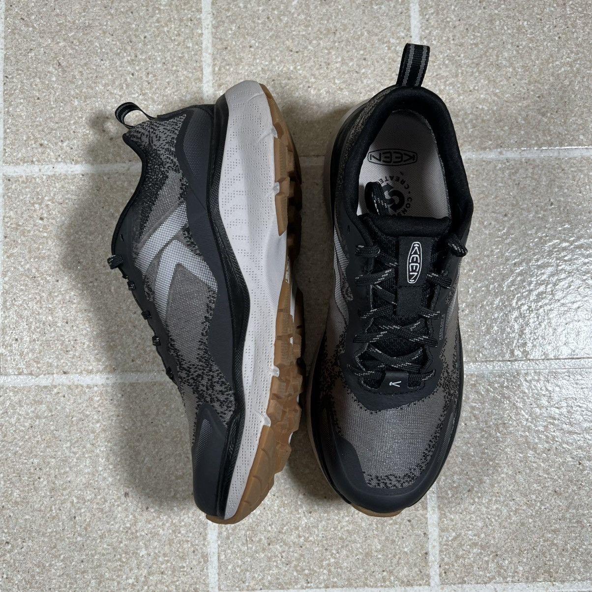 KEEN KEEN Women's Leiki Waterproof Hiking Shoes Black/Steel Grey Size US 7.5 / IT 37.5 - 3 Thumbnail