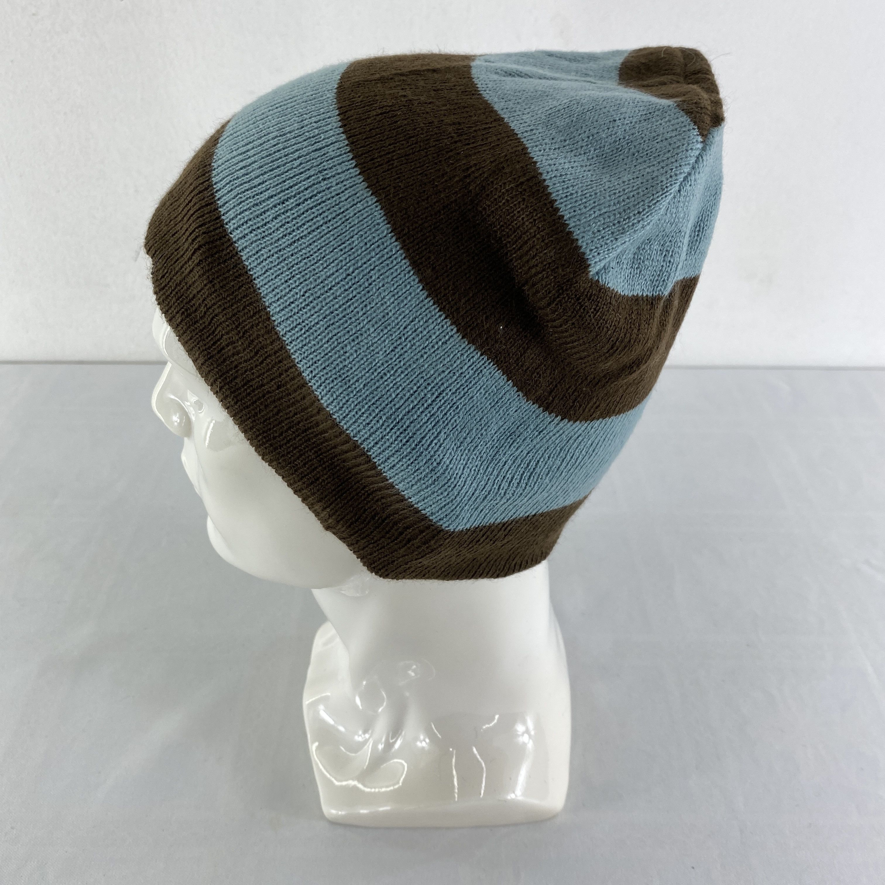 Japanese Brand Stripes Design Snow Cap Hat Beanie -BN518 Size ONE SIZE - 1 Thumbnail