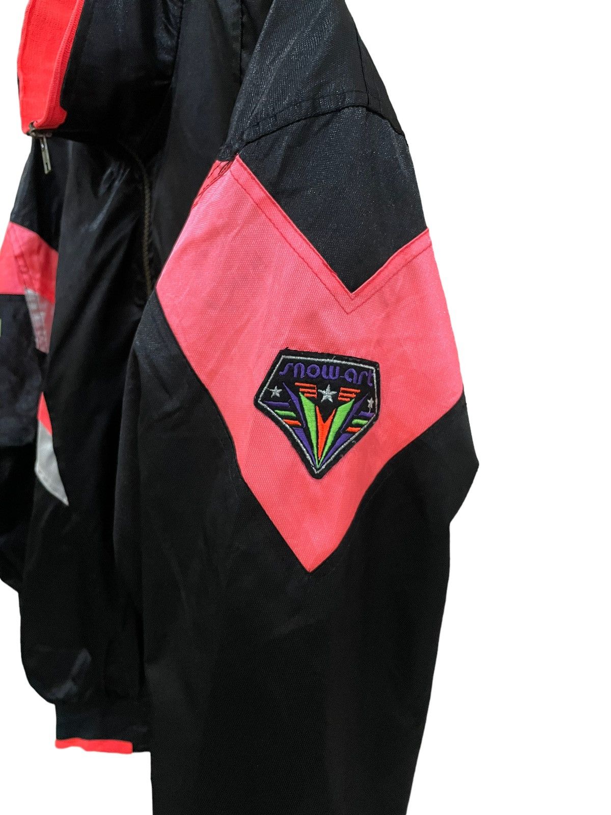 Asics Vintage Snow Art Ski Jacket Bomber Jacket Size US L / EU 52-54 / 3 - 9 Thumbnail