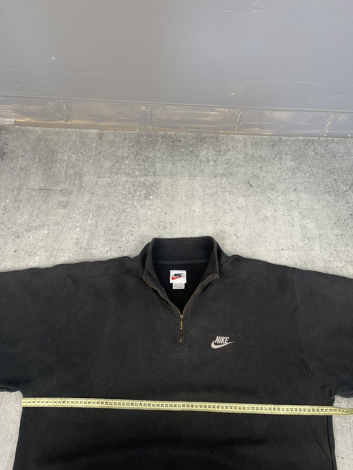 Nike Y2K Vintage Navy Blue Black Zip hoodie sweatshirt Size US XXL / EU 58 / 5 - 6 Thumbnail