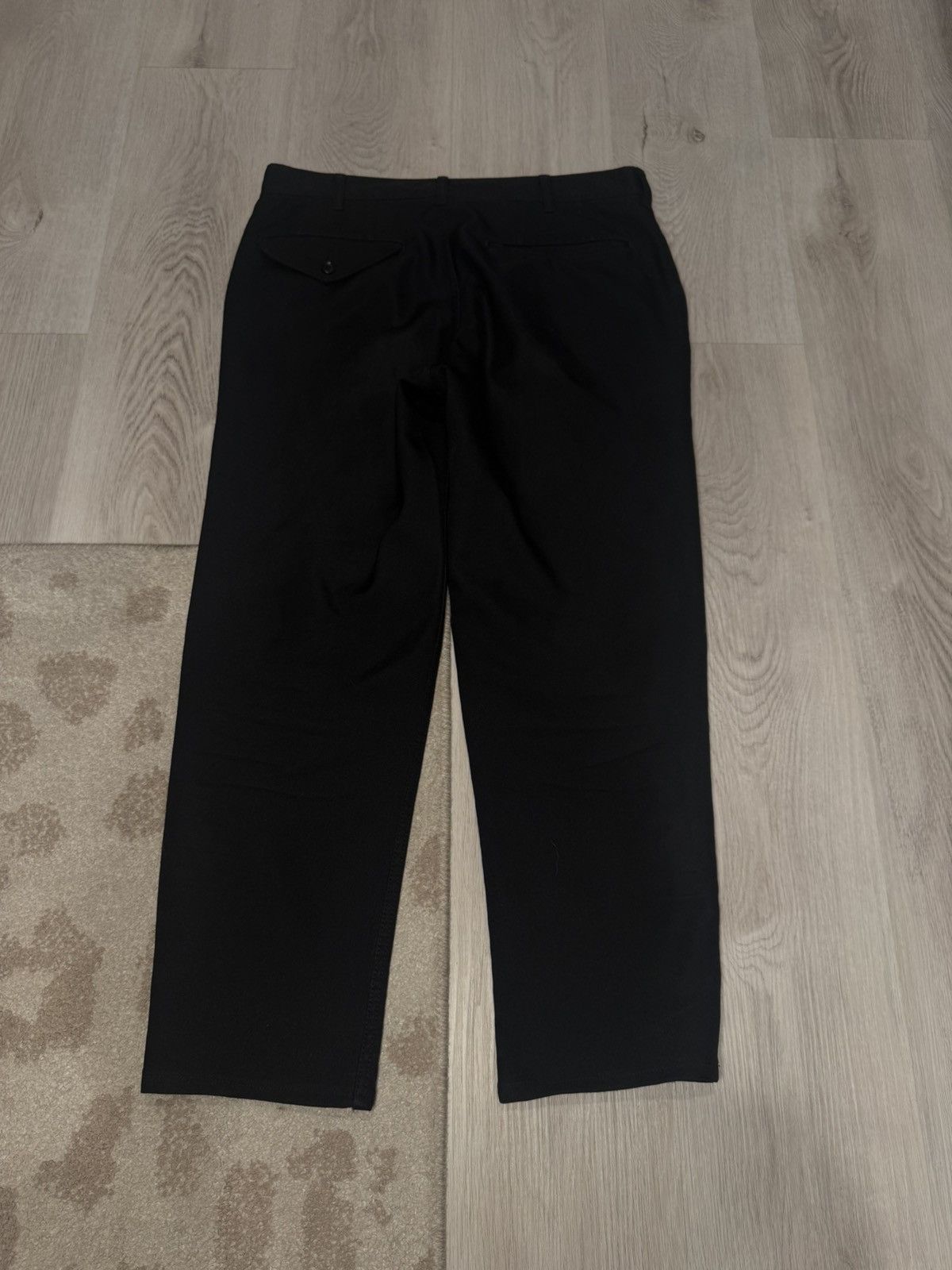 Comme des Garcons Black s/s 2008 wool black pants!! Size US 32 / EU 48 - 4 Thumbnail