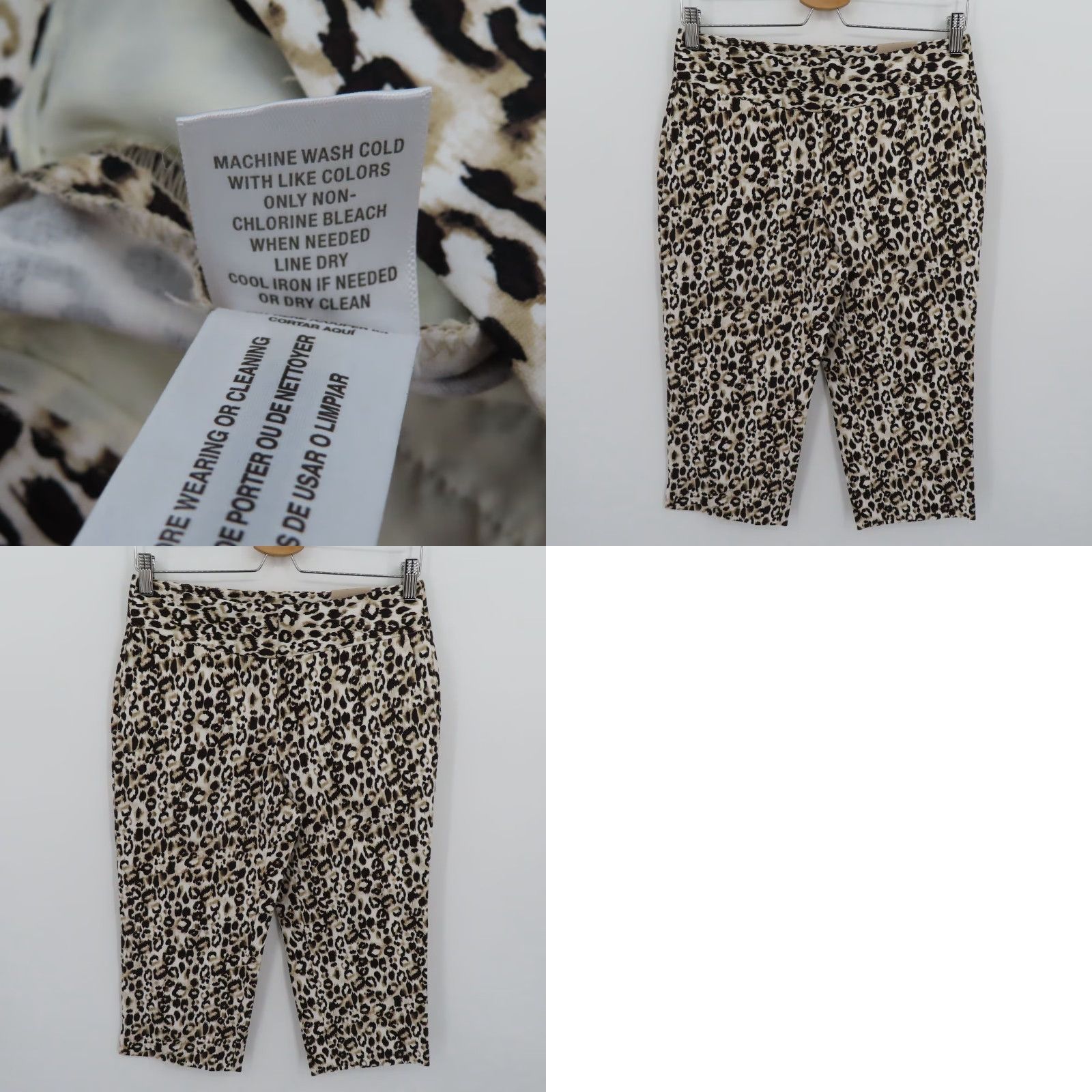 Laura Ashley Laura Ashley Capri Pants 6P Petite Women Leopard Cheetah St Tropez Cropped New Womens Pants Size 28" / US 6 / IT 42 - 8 Thumbnail