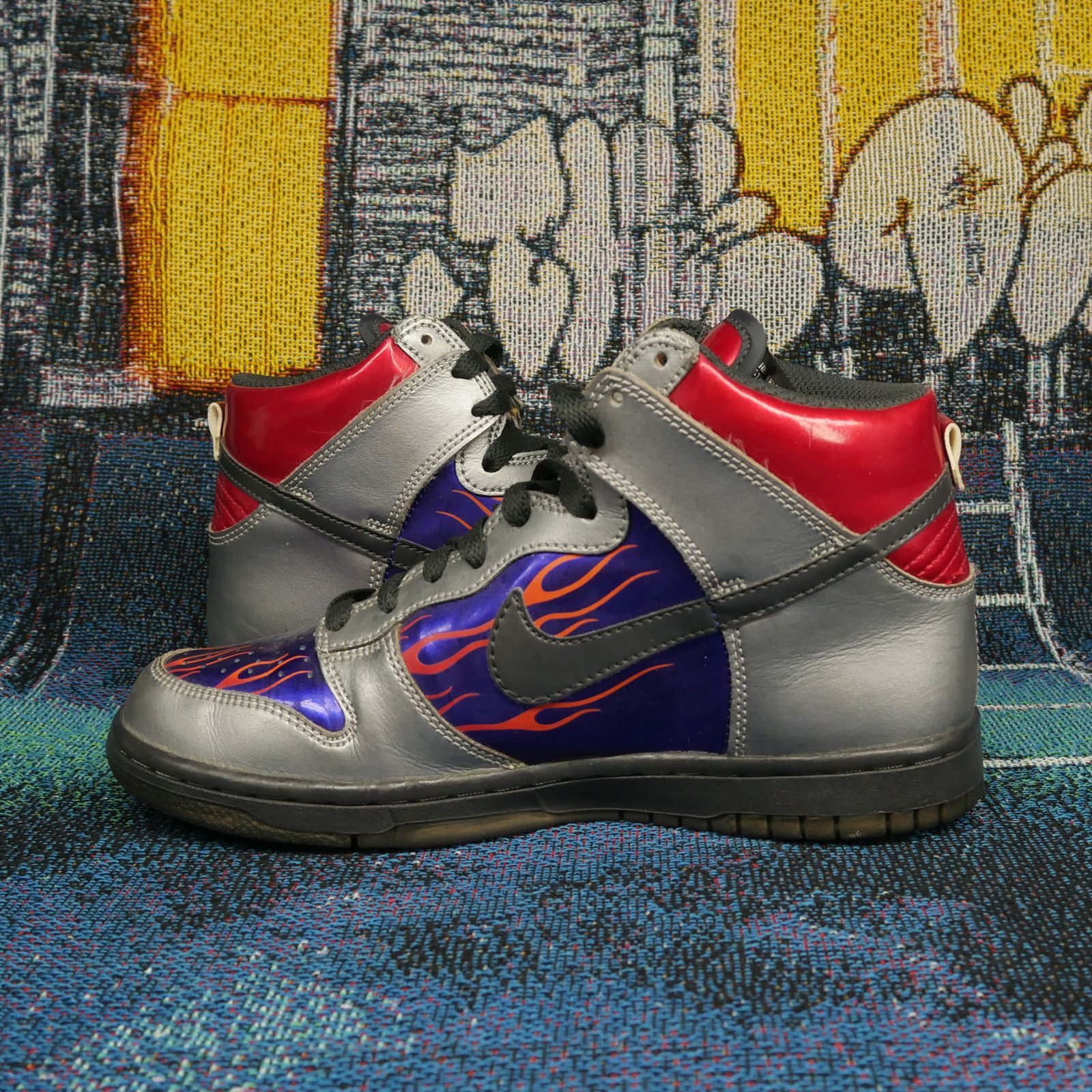 Nike × Transformers Nike x Transformers Dunk High Collab Optimus Prime Size US 5.5 / EU 38 - 8 Thumbnail