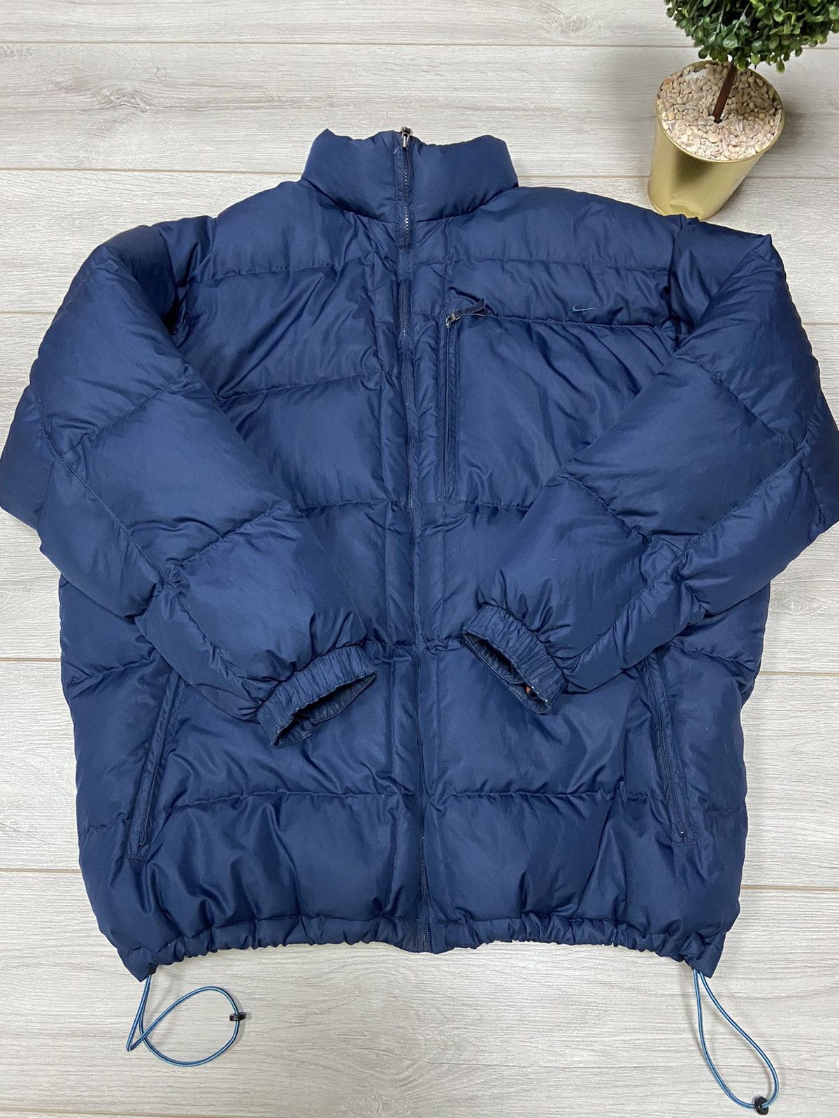 Vintage Nike vintage puffer down jacket big swoosh back Size US XL / EU 56 / 4 - 7 Thumbnail