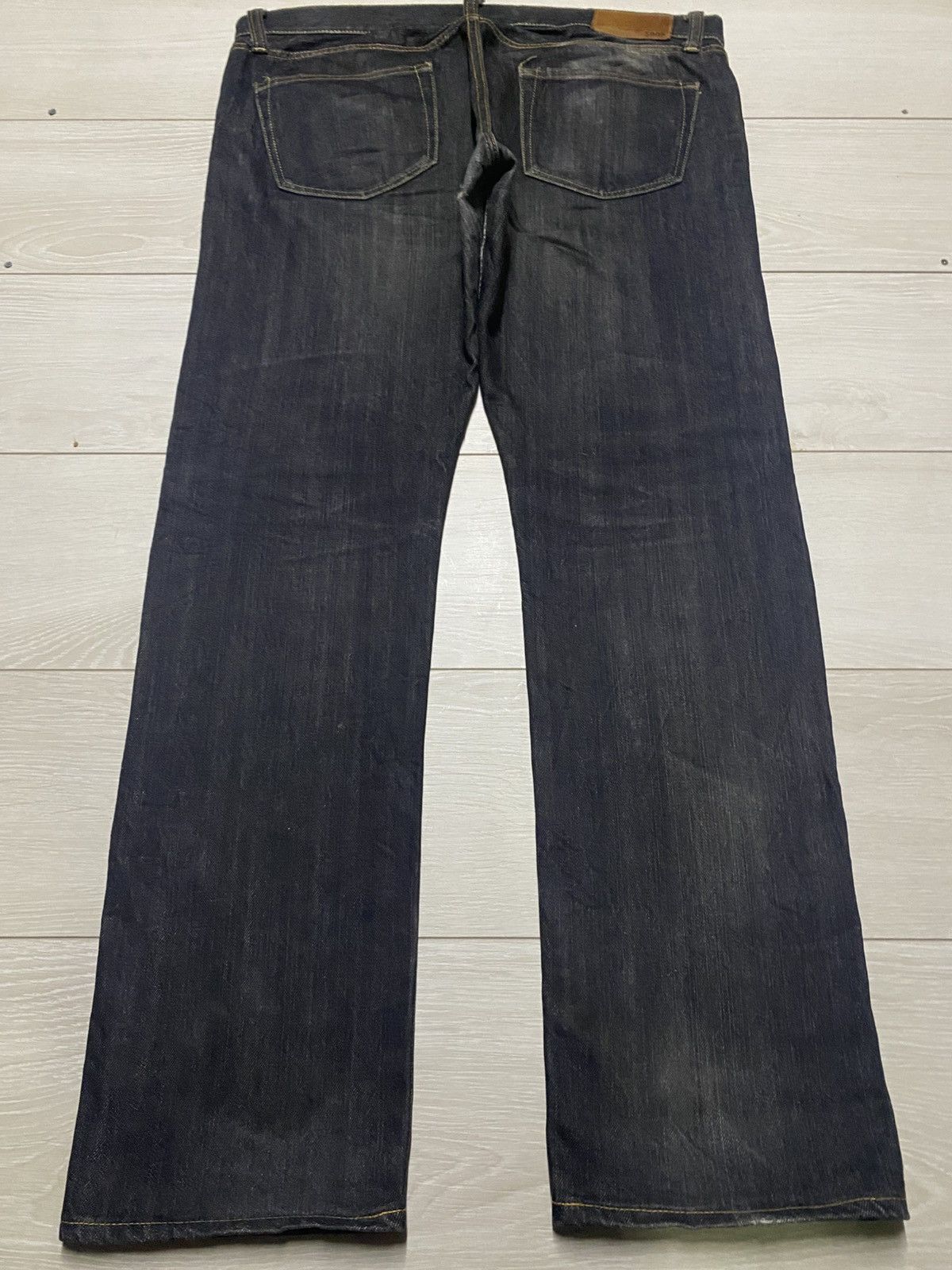 Undercover × Uniqlo Vintage Uniqlo Black Denim Selvedge Distressed Loose Jeans Size US 39 - 2 Thumbnail
