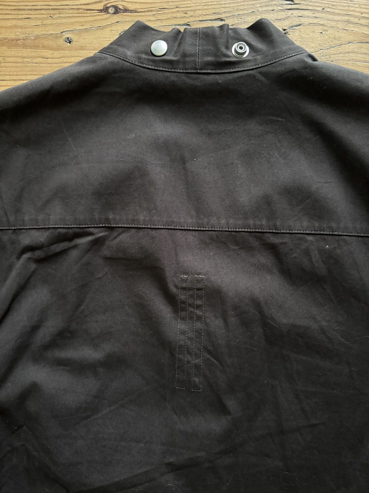 Rick Owens Performa SL Larry Shirt in cotton poplin Size US M / EU 48-50 / 2 - 7 Thumbnail