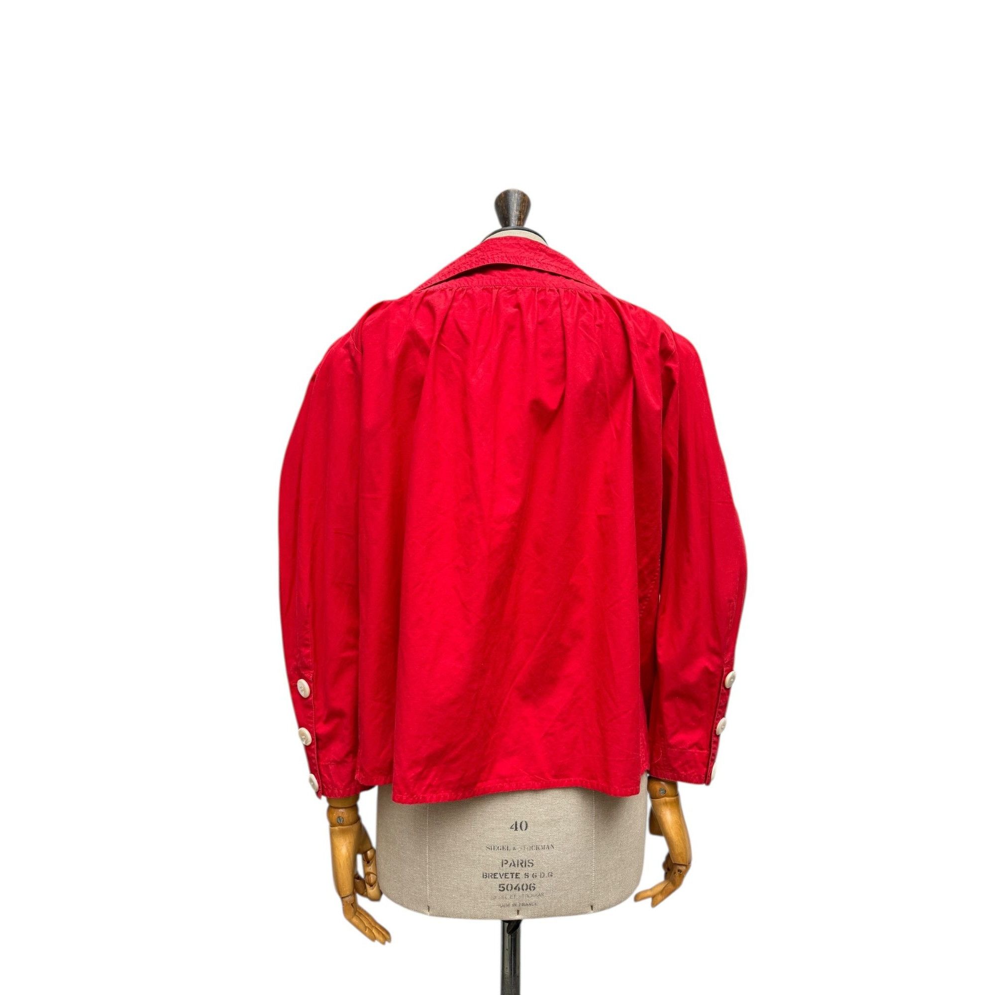 Yves Saint Laurent 1970s Red Front-Buttoned Shirt Size M / US 6-8 / IT 42-44 - 3 Thumbnail