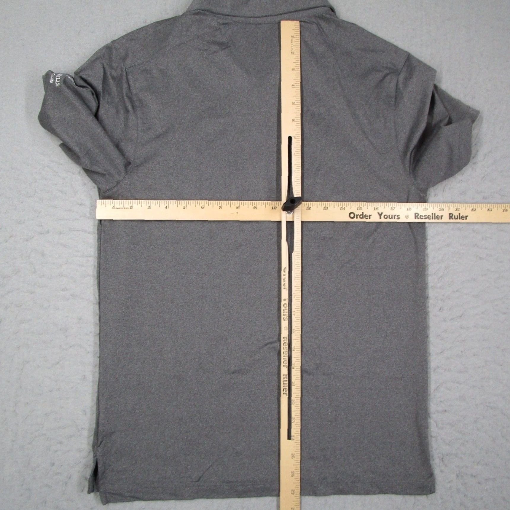Vintage Matte Grey Mens Polo Shirt Small Charcoal Gray Rolling Hills Country Club Golf polo shirt Mens Small Gray Rolling Hills Country Club Golf Size US S / EU 44-46 / 1 - 5 Thumbnail