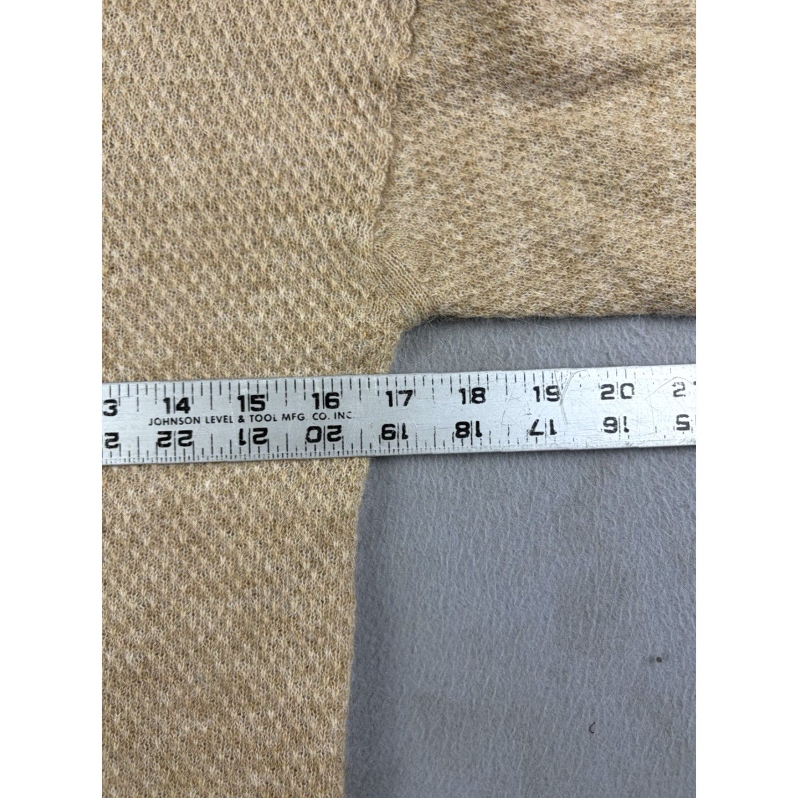 Quince Quince Sweater Women XS Camel Brown Alpaca Wool Cashmere Diamond Stitch Crew Neck Long Sleeve Pullover Knit Lightweight Logo Classic Preppy Size XS / US 0-2 / IT 36-38 - 7 Thumbnail