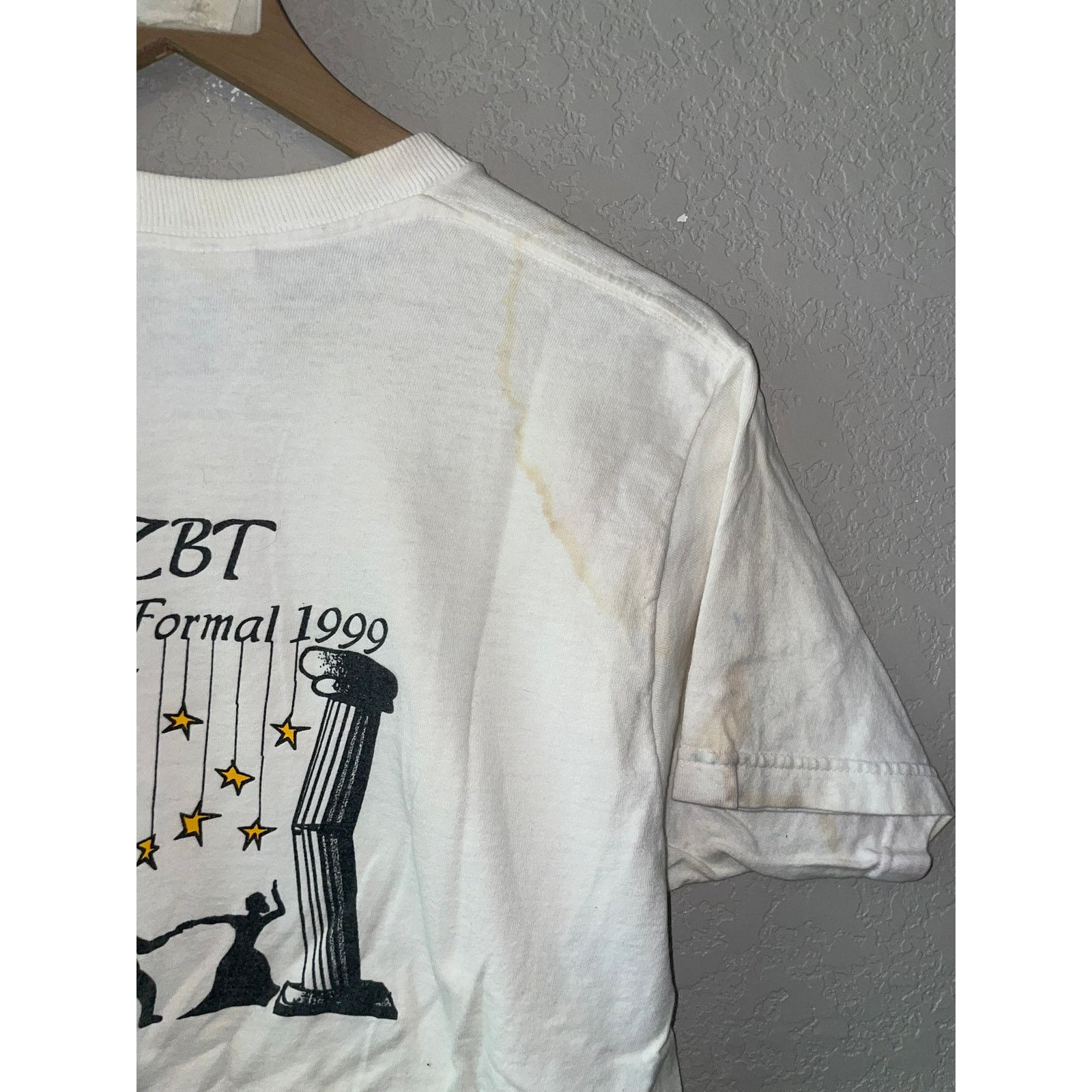 Fruit Of The Loom Vintage College Shirt Zeta Beta Tau Spring Formal Dance 90s Size US M / EU 48-50 / 2 - 9 Thumbnail