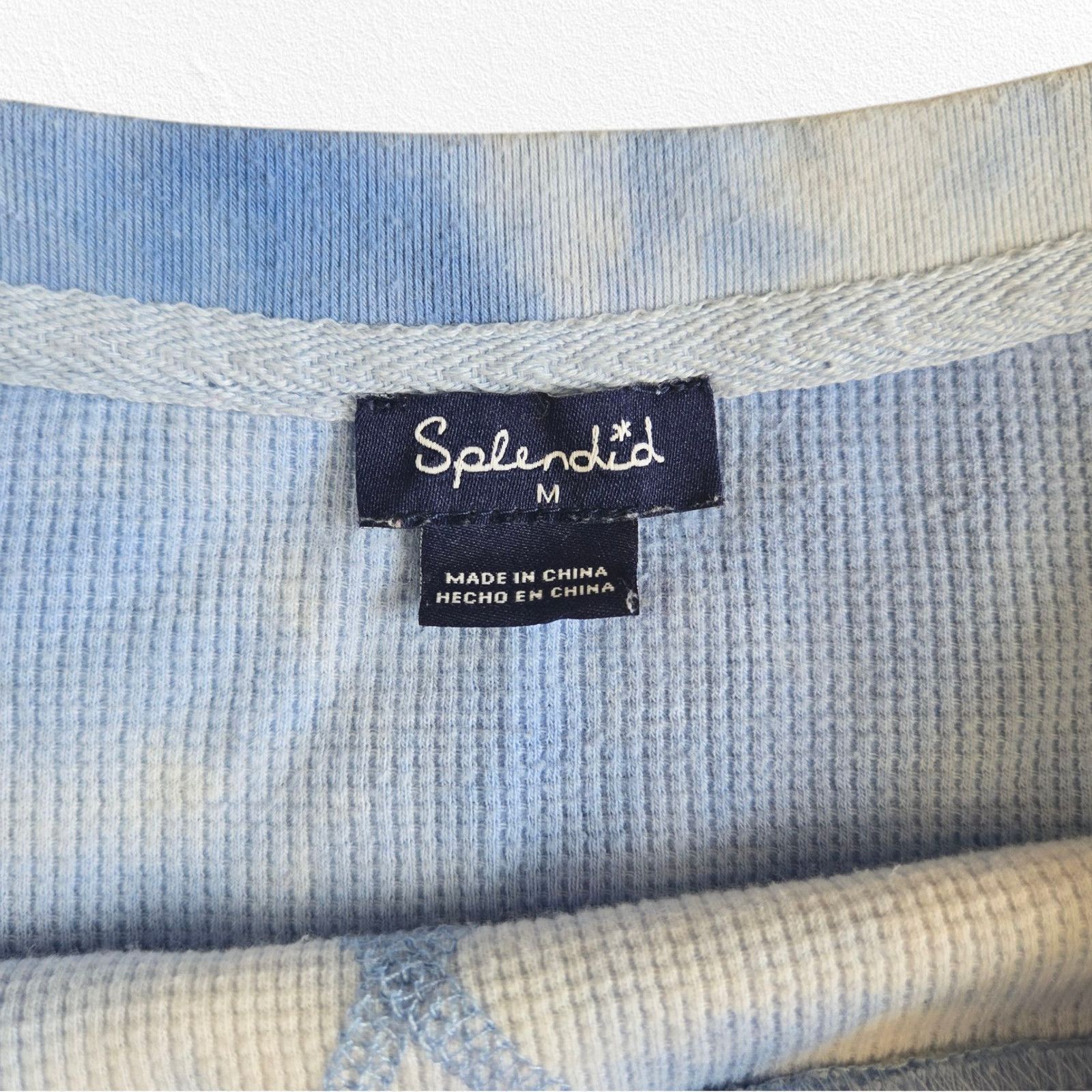 Splendid Splendid Blue Tie Dye Long Sleeve Top Size Medium Size M / US 6-8 / IT 42-44 - 3 Thumbnail