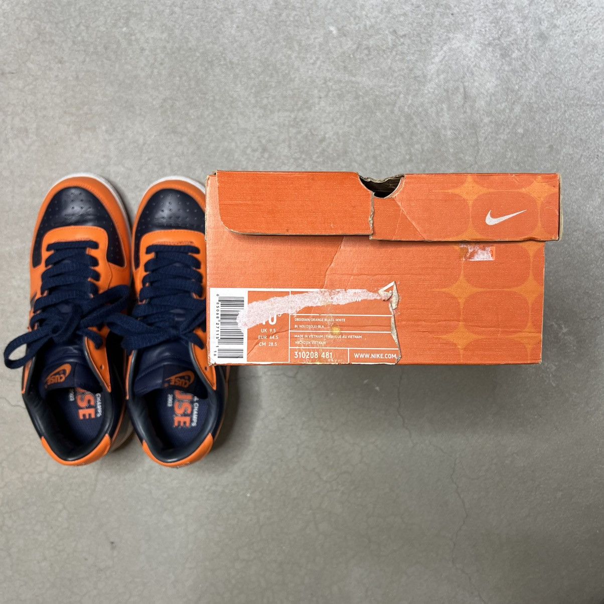 Vintage Vintage Nike Terminator Zoom Low Syracuse 2003 Size US 10.5 / EU 43-44 - 6 Thumbnail