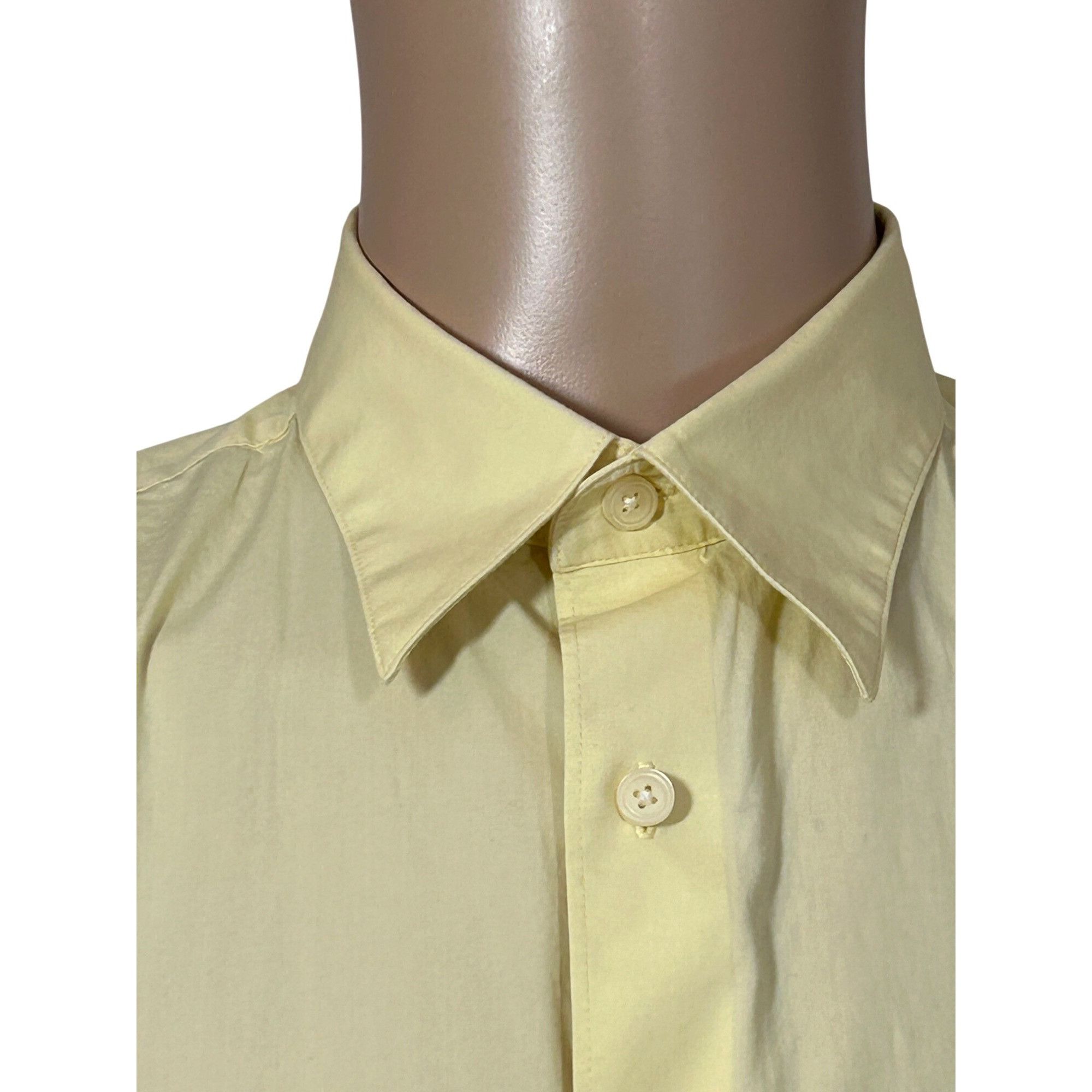 Structure Structure Men’s Shirt Vintage 90’s Yellow Short Sleeve L But Size US L / EU 52-54 / 3 - 4 Thumbnail