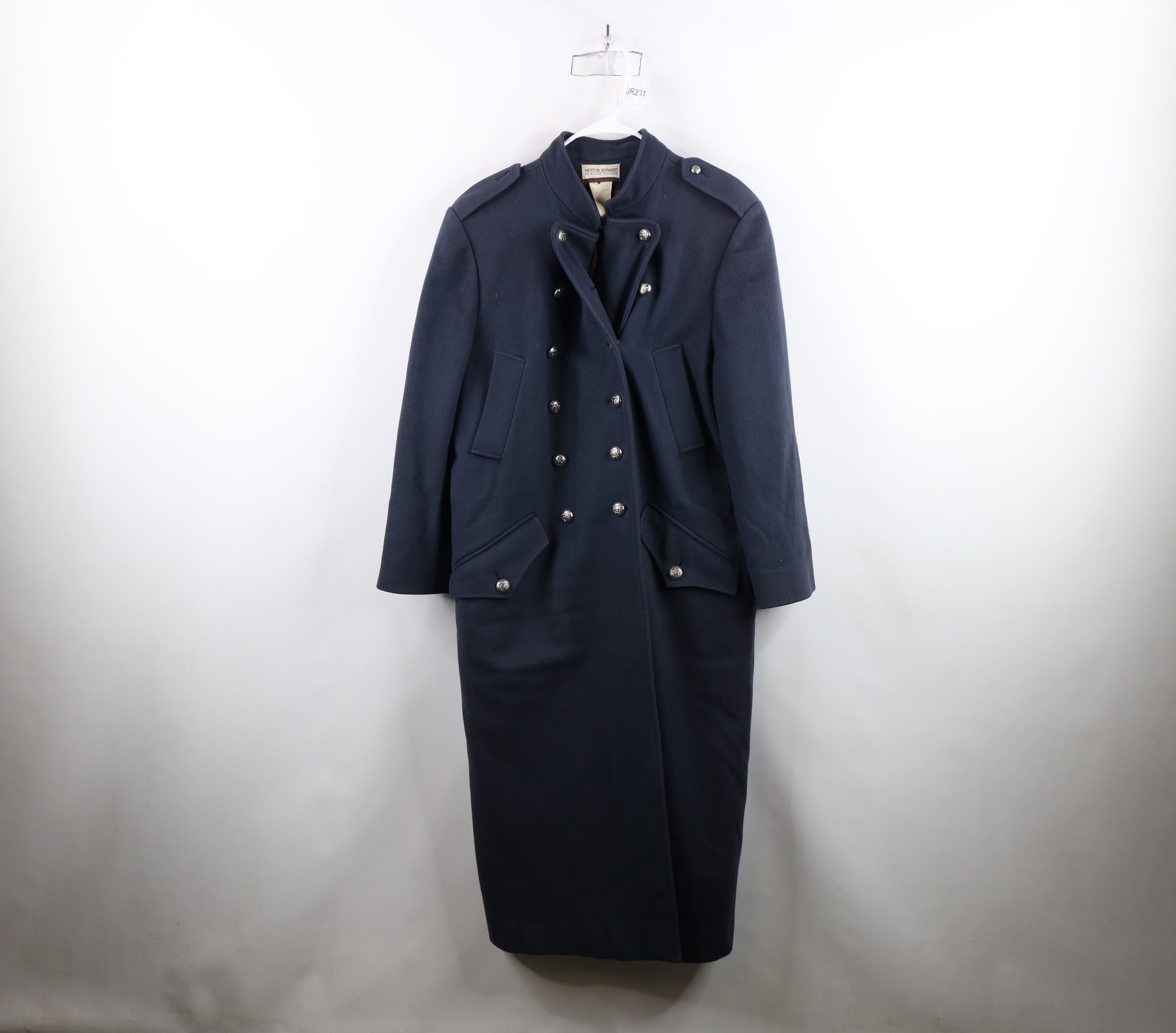 Vintage Vintage 90s Military Style Wool Trench Coat Jacket USA Size XL / US 12-14 / IT 48-50 - 1 Thumbnail