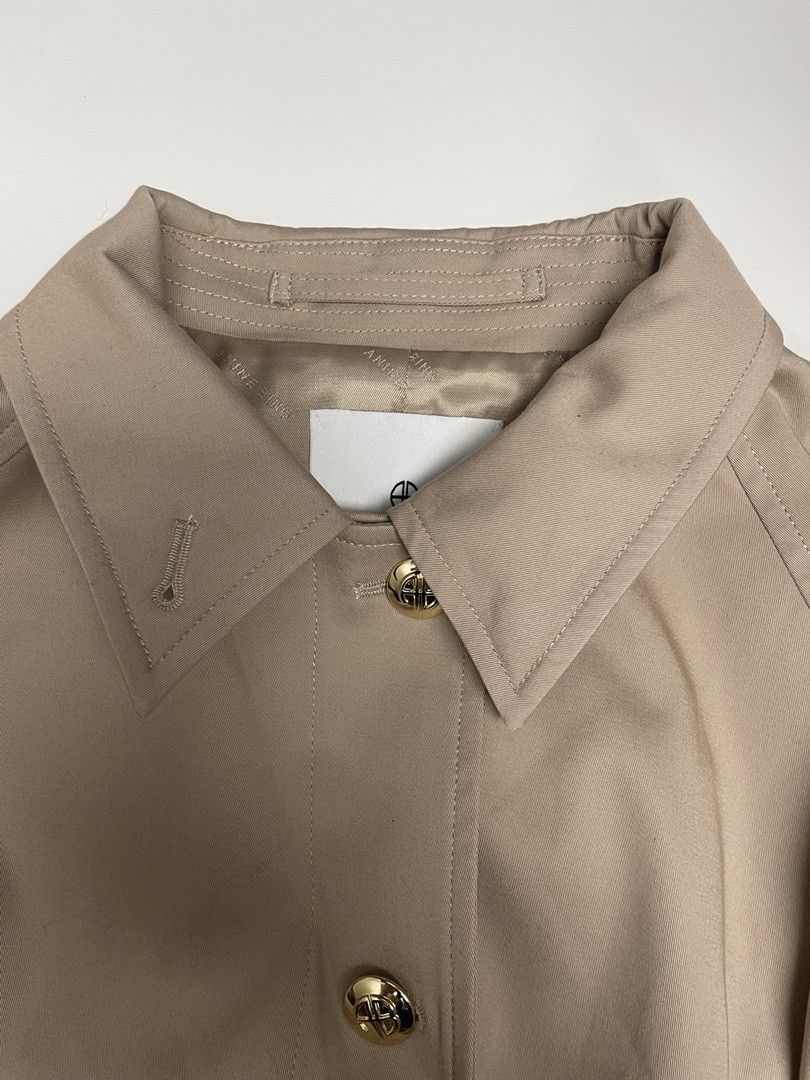 Anine Bing ANINE BING Womens Randy Maxi Trench Coat Size XS / US 0-2 / IT 36-38 - 6 Thumbnail