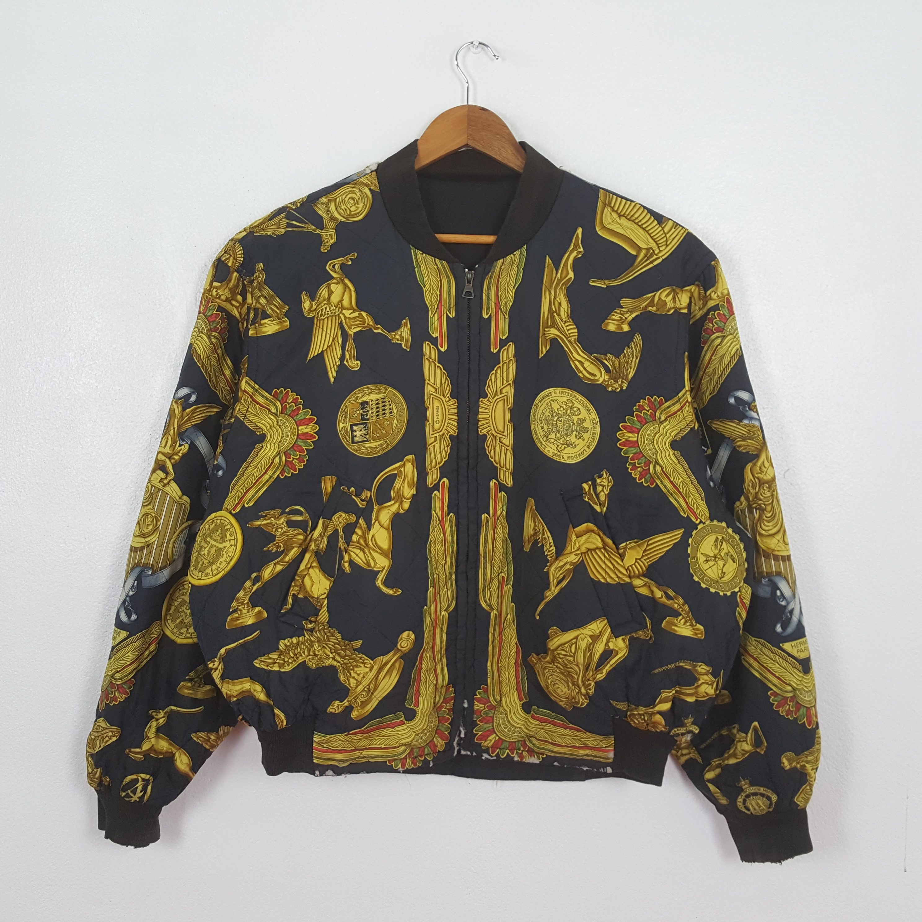 Hermes Vintage Hermes Paris Luxury Fashion Brand Jacket C320N16 Size US XXL / EU 58 / 5 - 1 Thumbnail