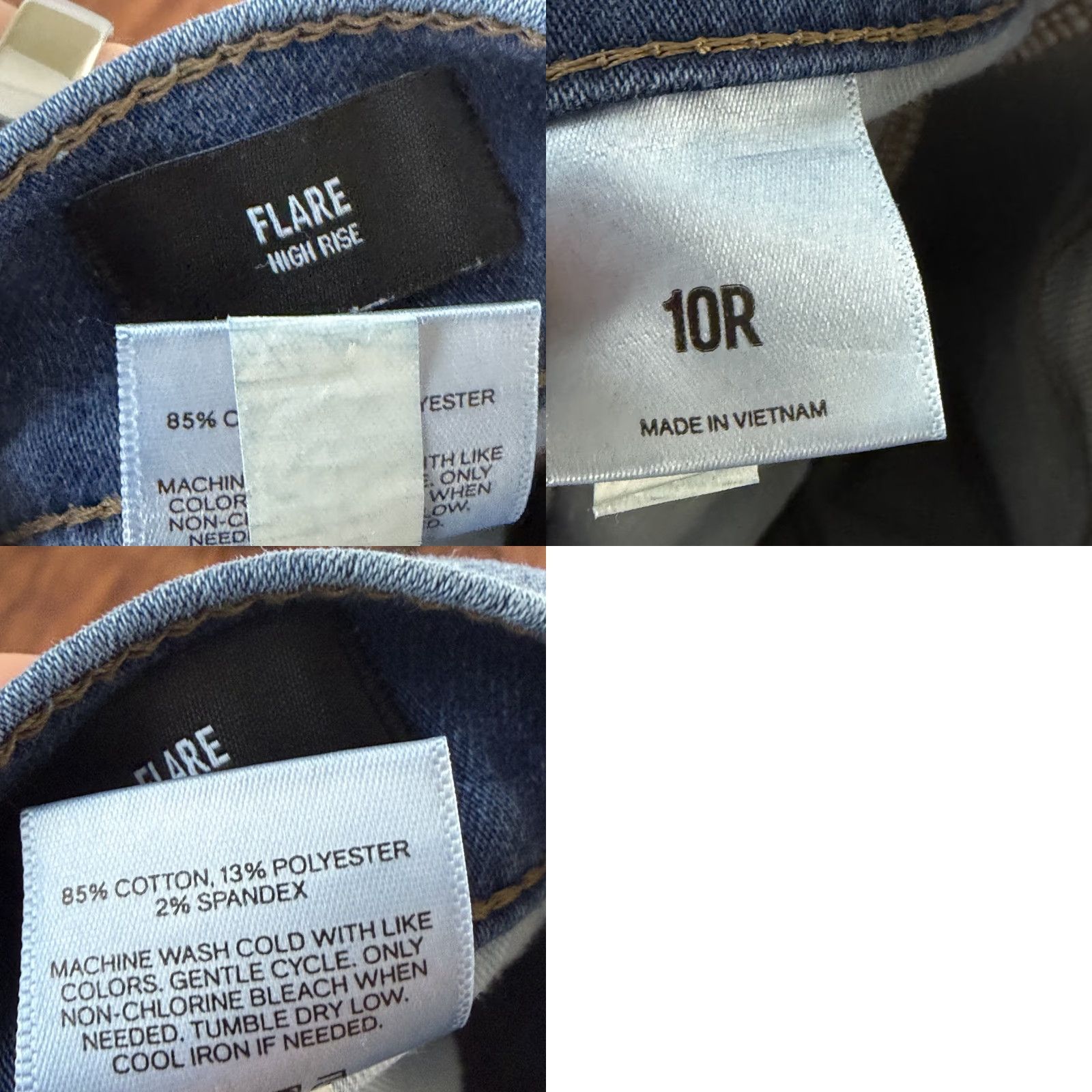 Express Express Jeans Womens 10 R Flare High Rise Stretch Medium Wash Denim 27x31 Blue 27 31 Jeans Womens 10R Flared denim stretch high rise brands Express Size 32" / US 10 / IT 46 - 9 Thumbnail