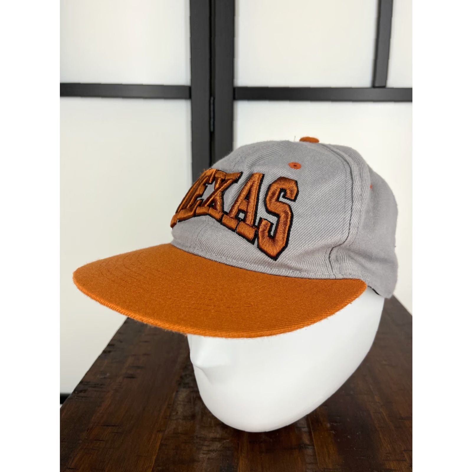 Vintage Texas Hat Cap Snap Back Adult Brown Gray Polyester Size ONE SIZE - 4 Thumbnail