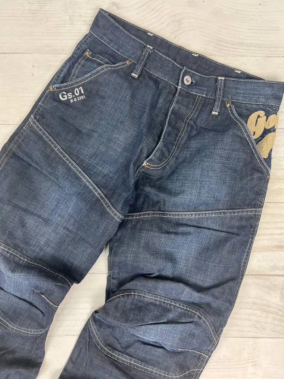 G-Star Vintage G Star Raw Baggy Big Logo Denim Jeans 90s Size US 30 / EU 46 - 3 Thumbnail