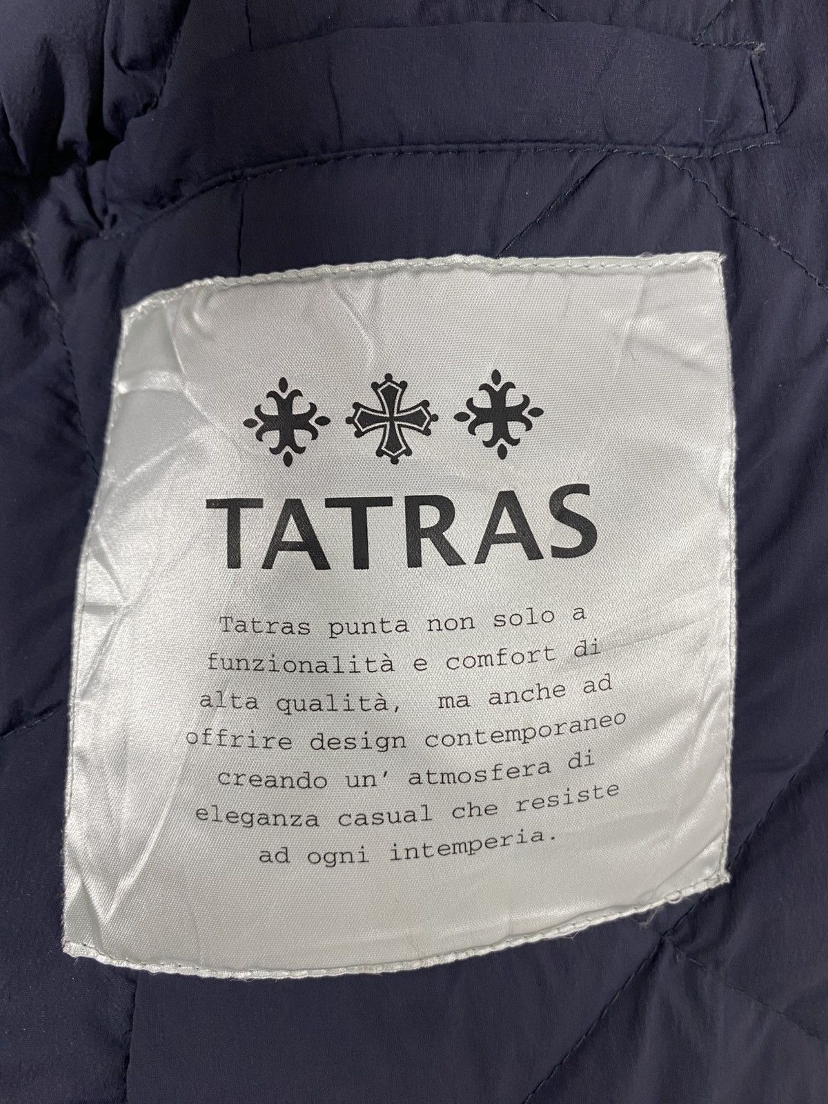 TATRAS TATRAS Glora Wool Knit Down Jacket Navy Blue Made Poland Size M / US 6-8 / IT 42-44 - 7 Thumbnail