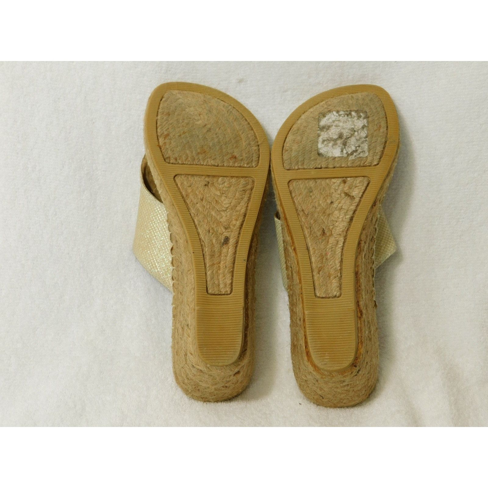 Other White Mountain Light Gold Wedge Heel Sandle Shoes - 7.5 M Size US 7.5 / IT 37.5 - 5 Thumbnail