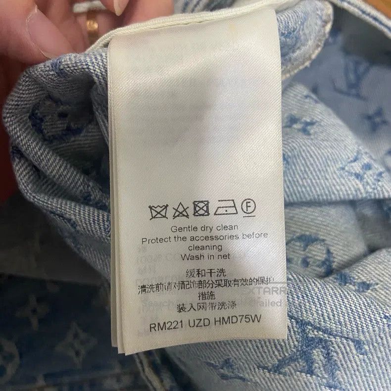 Louis Vuitton Louis Vuitton Full-print presbyopic flocked jeans Size US 31 - 2 Thumbnail
