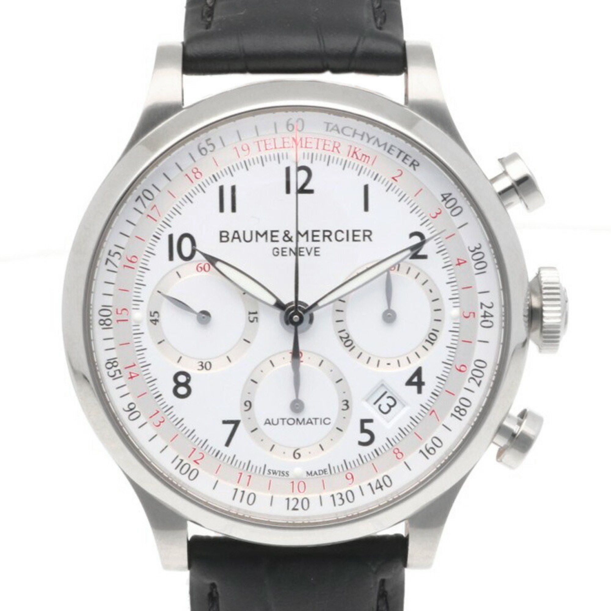 Other Baume & Mercier Capeland Watch Stainless Steel 65687 Automatic Men's Defective Item Not Waterproof Overhauled Size ONE SIZE - 1 Thumbnail