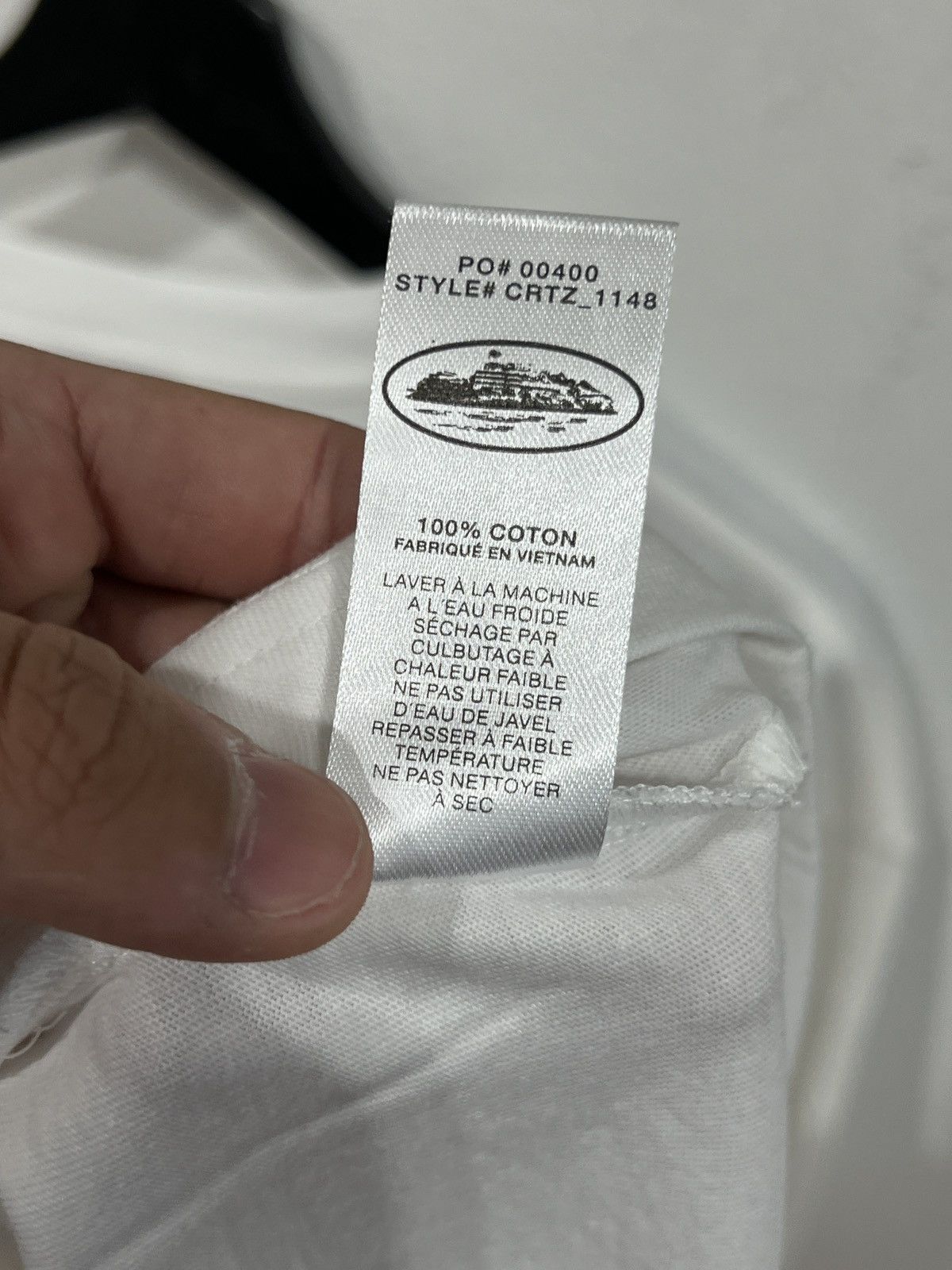Corteiz Corteiz Snicker Logo White Tee Size US L / EU 52-54 / 3 - 7 Thumbnail