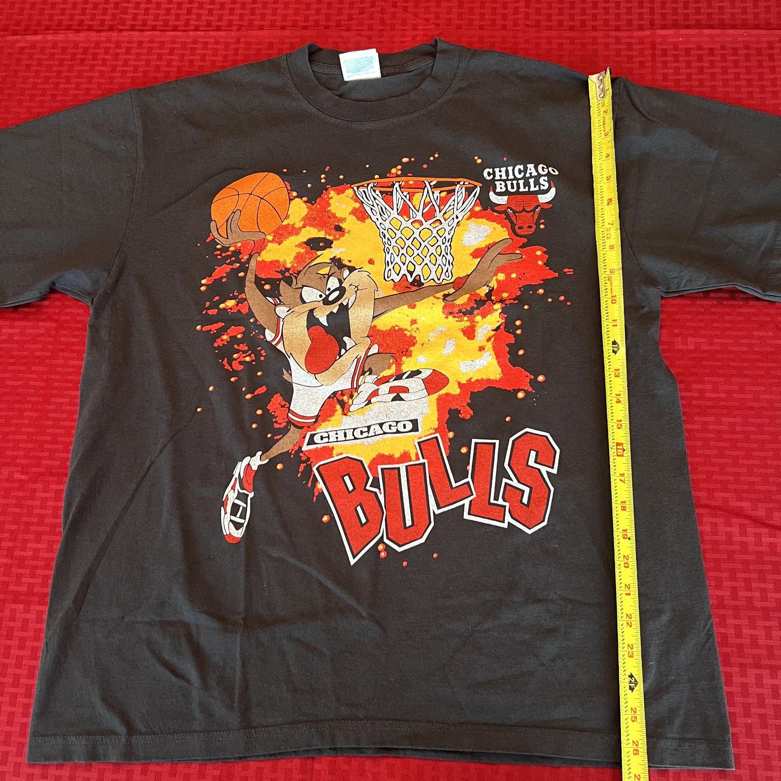 Other Chicago Bulls Taz Tasmanian Devil Looney Tune y2k shirt Size US XL / EU 56 / 4 - 4 Thumbnail
