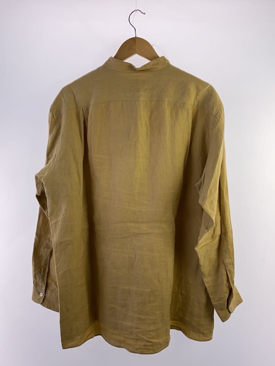 Auralee Green Linen Long-sleeved Shirt Size US XL / EU 56 / 4 - 2 Thumbnail