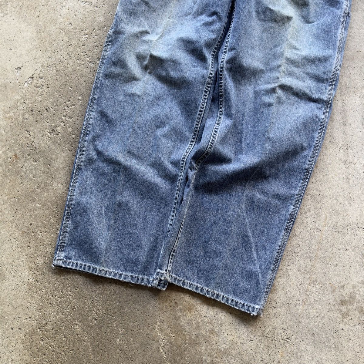 Vintage Faded Thrashed Wide Leg Carpenter Skater Jeans ERD Grunge Size US 34 / EU 50 - 11 Thumbnail