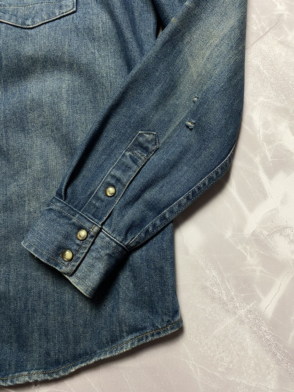 Allsaints Allsaints Bedford LS Shirt Denim Overshirt Mens Size M Size US M / EU 48-50 / 2 - 4 Thumbnail