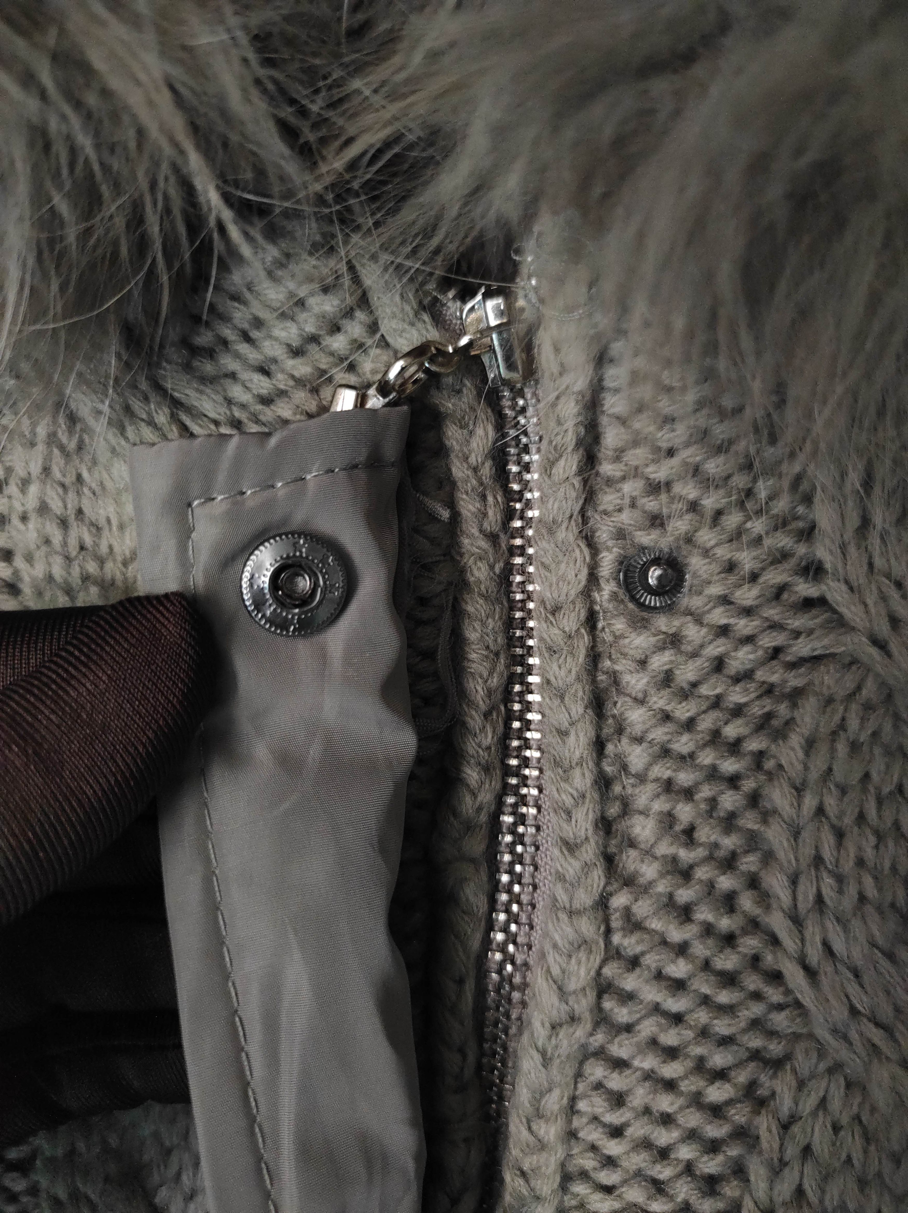 If Six Was Nine Knit Zip Fur Raccon Hoodie IfSixWasNine LGB style Size S / US 4 / IT 40 - 8 Thumbnail