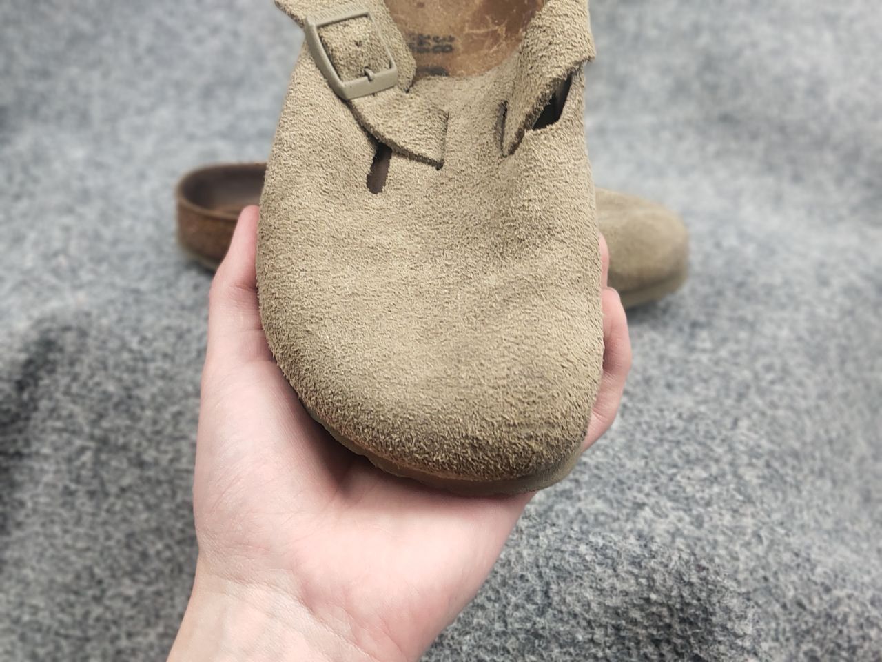 Birkenstock Vintage Birkenstock boston soft leather taupe sandal Shoes Size US 8 / IT 38 - 5 Thumbnail
