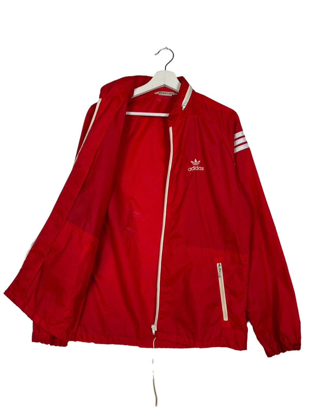 Adidas 🔥 1980s TRUE VINTAGE ADIDAS WINDBREAKER Size US L / EU 52-54 / 3 - 9 Thumbnail