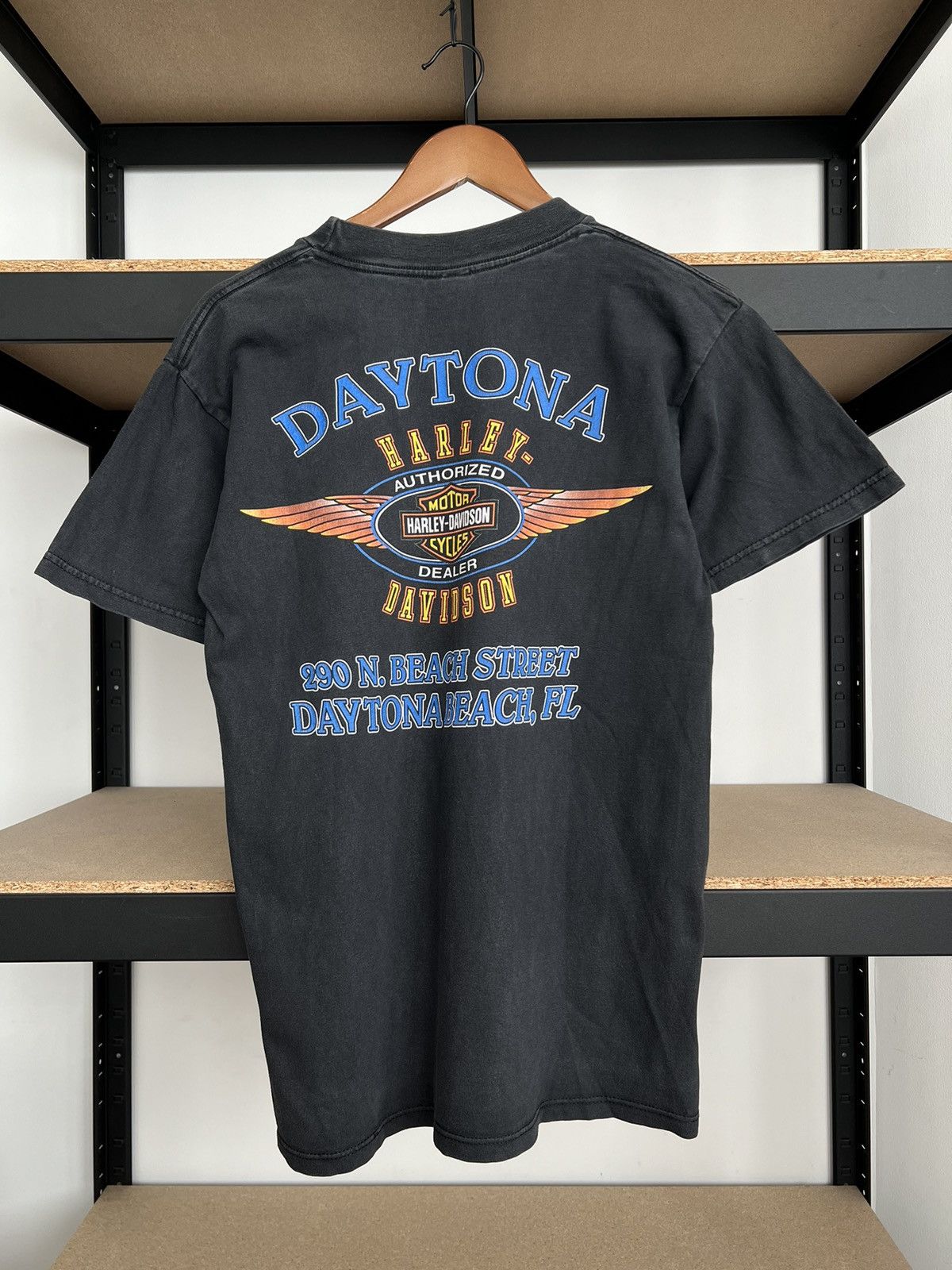 Harley Davidson Vintage 2000 Harley Davidson Bike Week Daytona Wolf T-shirt Size US M / EU 48-50 / 2 - 4 Thumbnail