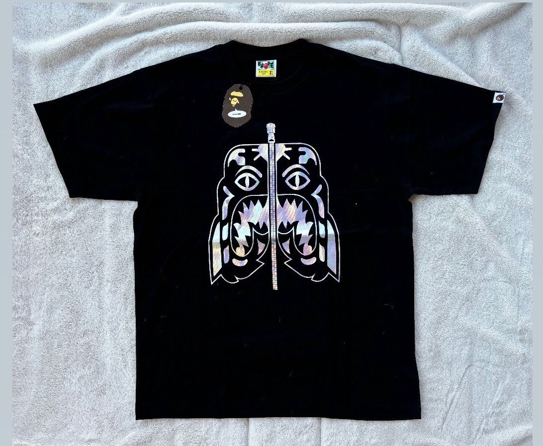 Bape Bape Black/Metallic Tiger Tee Size US XL / EU 56 / 4 - 1 Preview