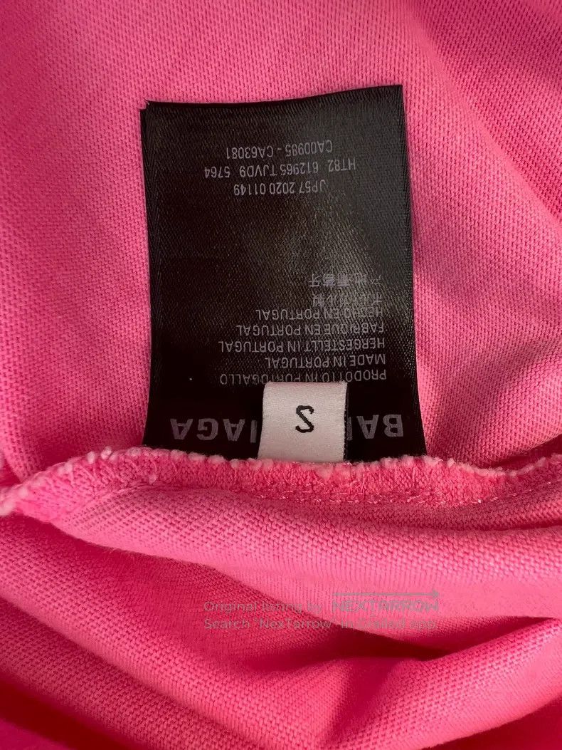 Balenciaga Balenciaga Pink Short Sleeve T-Shirt Size US S / EU 44-46 / 1 - 6 Thumbnail